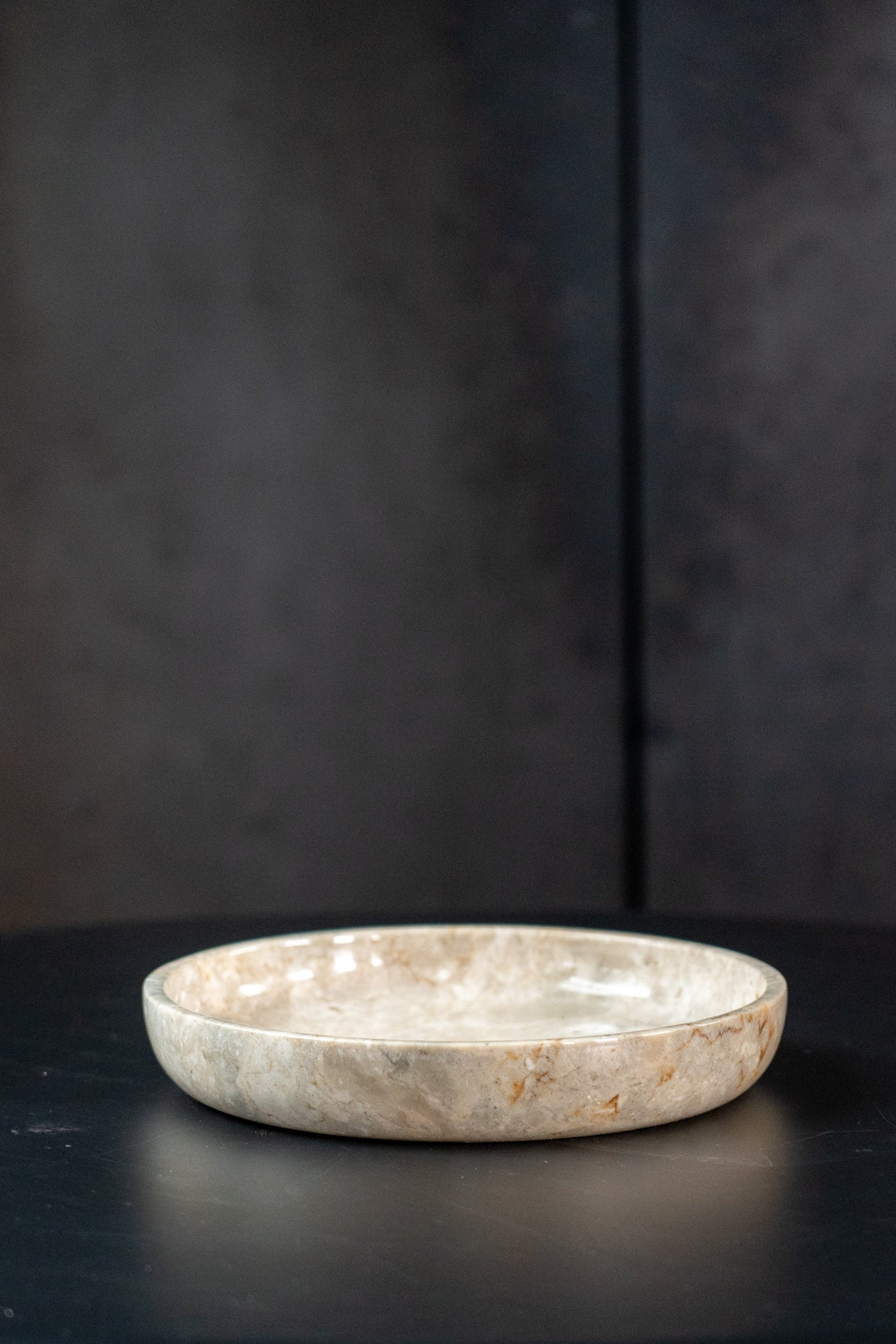 Handmade Marble Low Bowl by Botanical Boys
