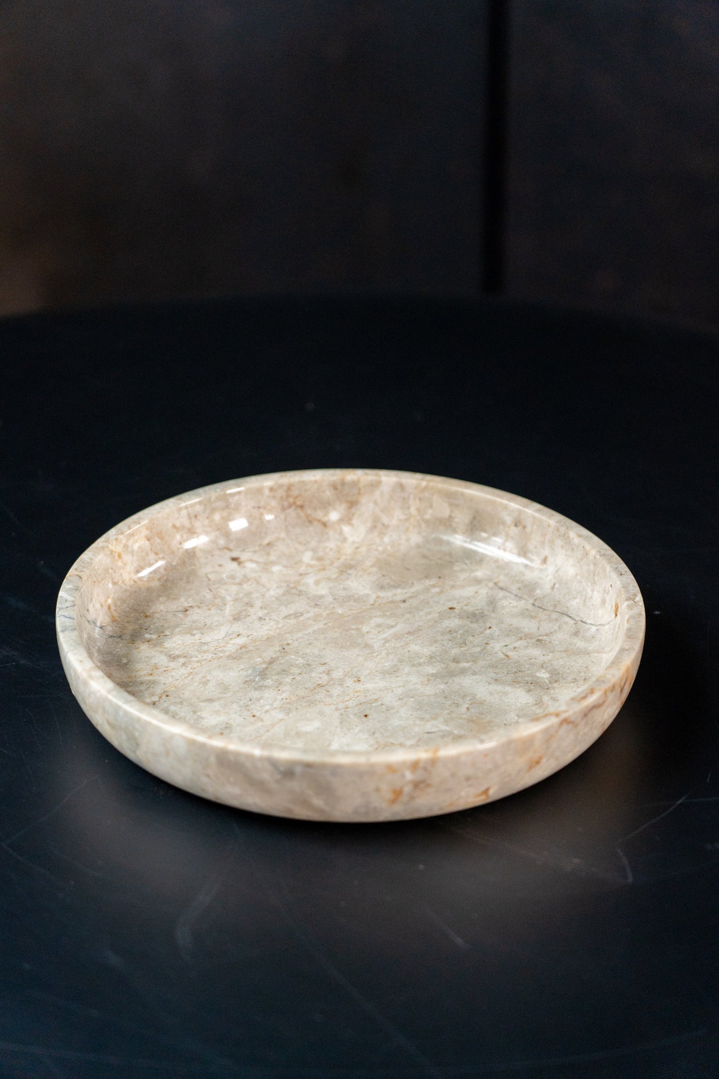 Handmade Marble Low Bowl by Botanical Boys