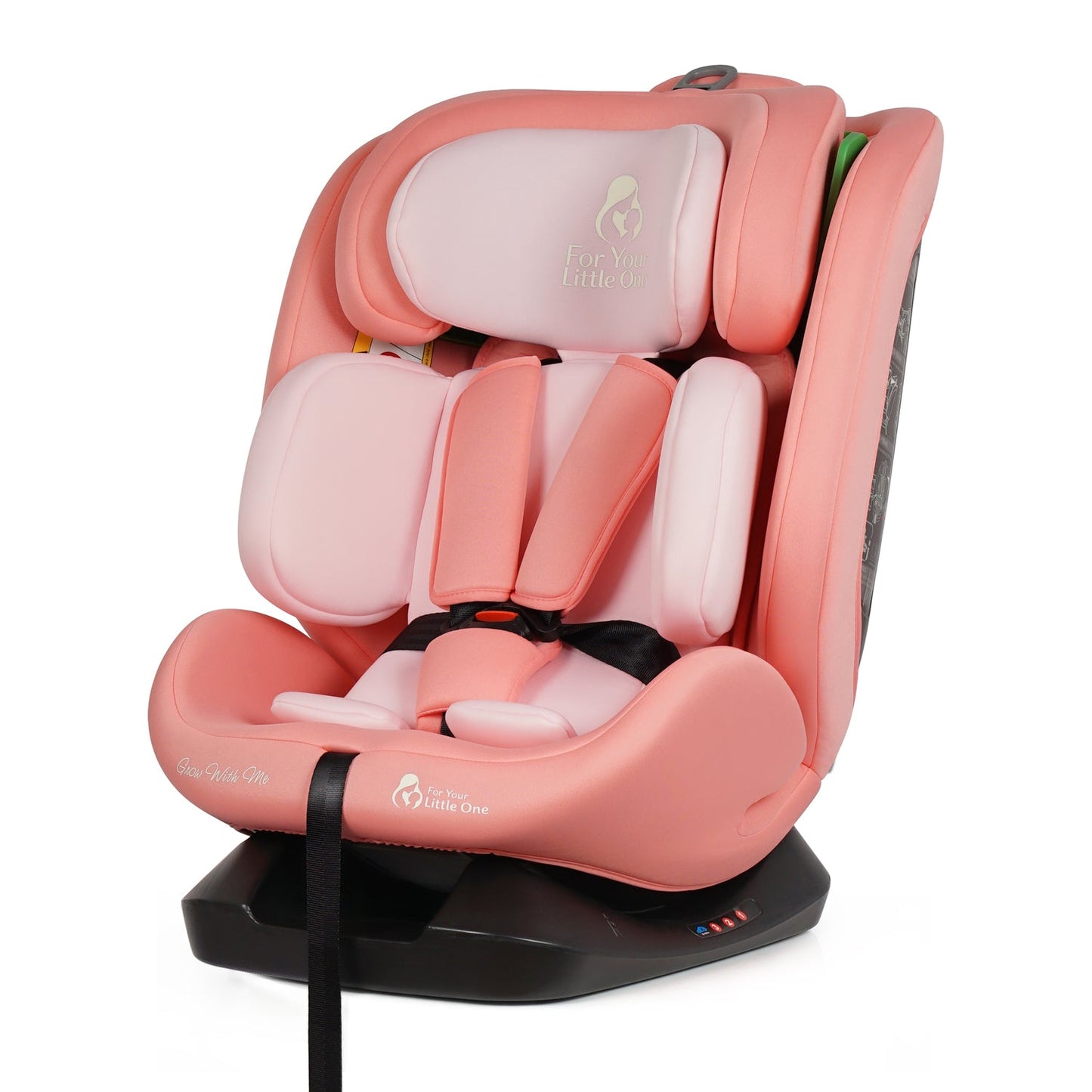 GrowWithMe 0/1/2/3 i-Size Car Seat - Blush Rose (Birth-12 Years)