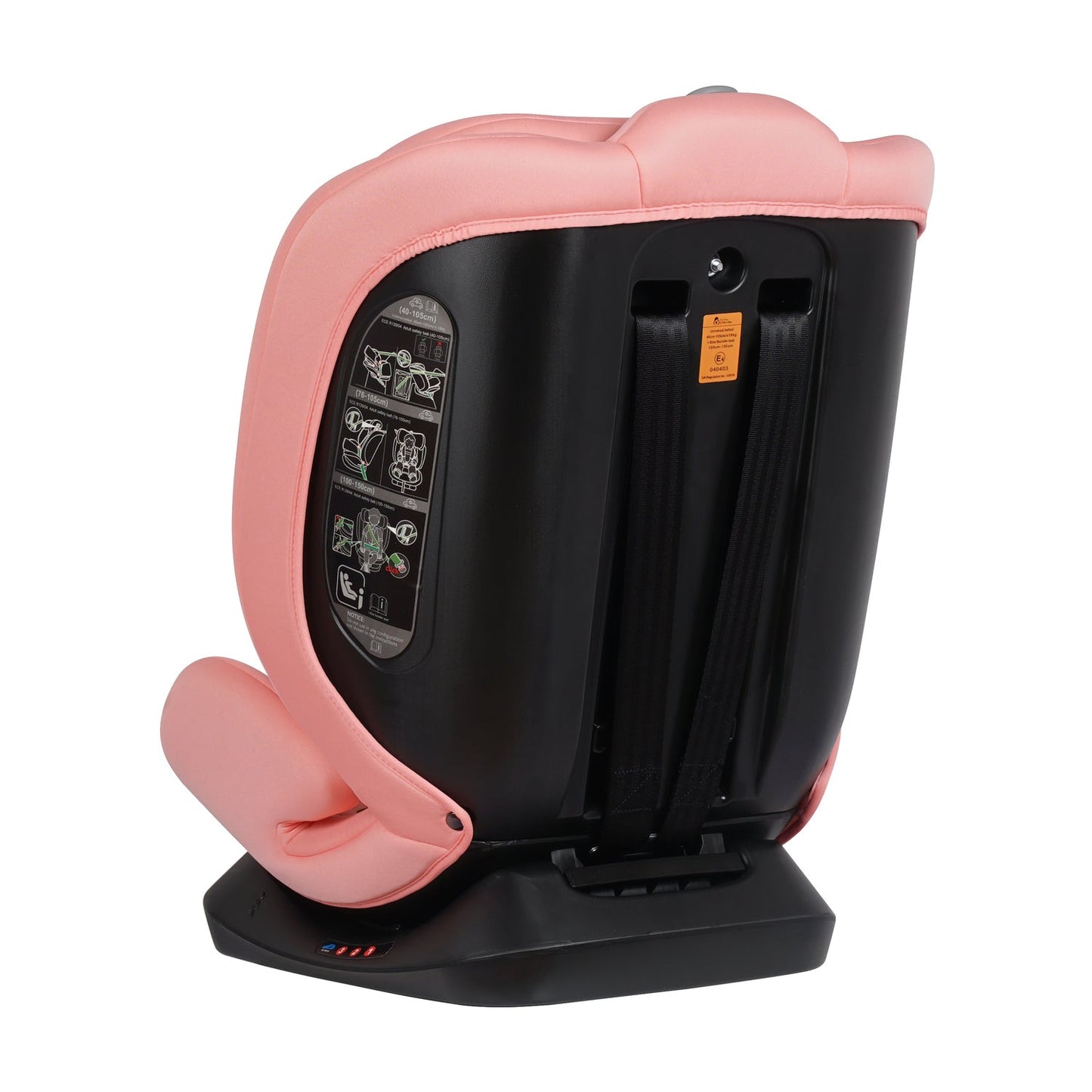 GrowWithMe 0/1/2/3 i-Size Car Seat - Blush Rose (Birth-12 Years)