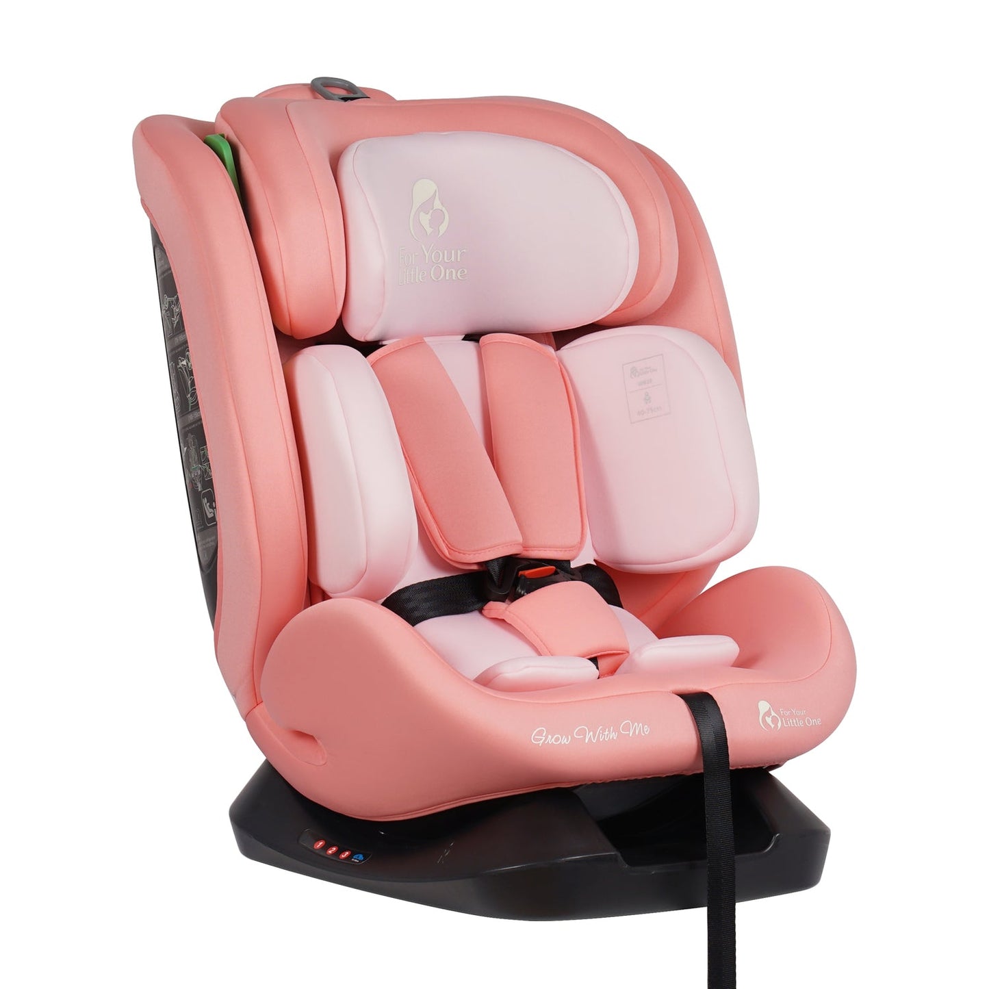 GrowWithMe 0/1/2/3 i-Size Car Seat - Blush Rose (Birth-12 Years)