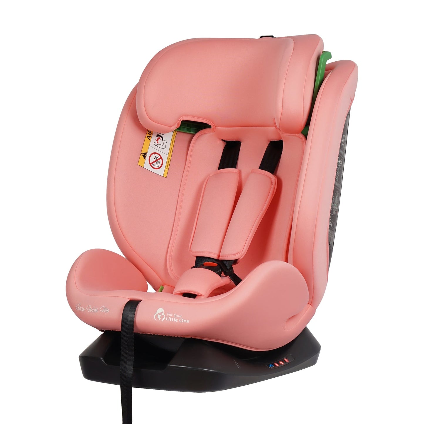 GrowWithMe 0/1/2/3 i-Size Car Seat - Blush Rose (Birth-12 Years)