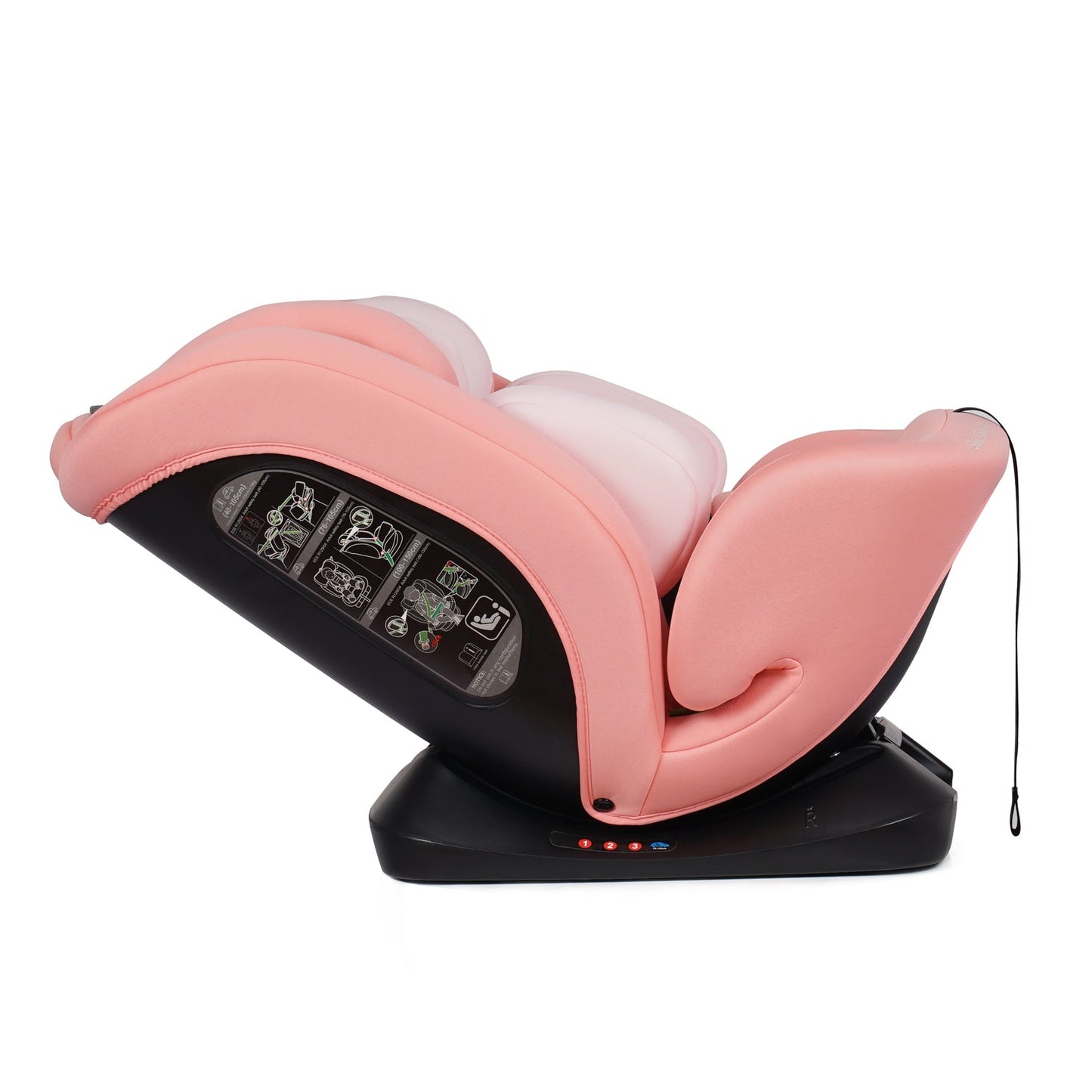 GrowWithMe 0/1/2/3 i-Size Car Seat - Blush Rose (Birth-12 Years)