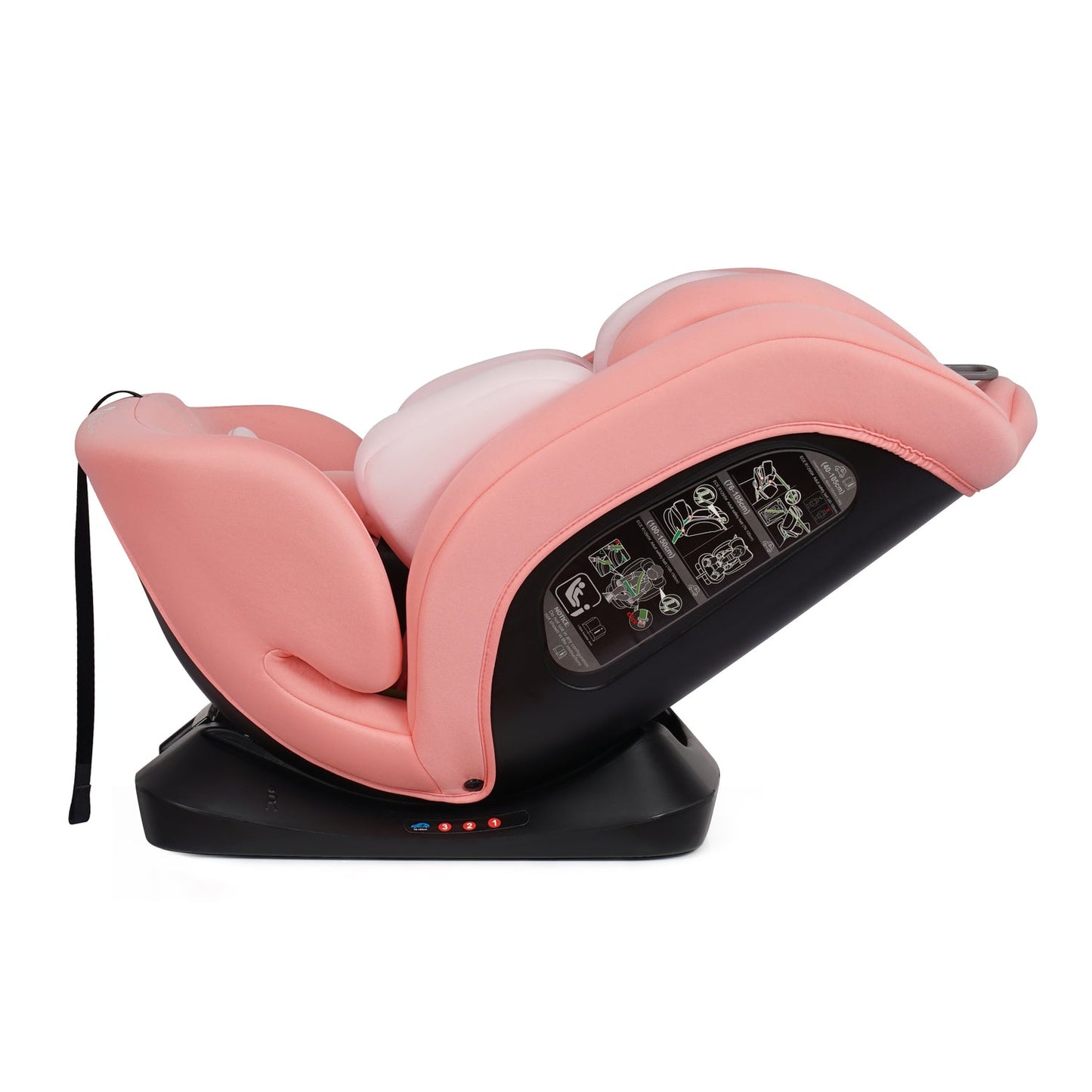 GrowWithMe 0/1/2/3 i-Size Car Seat - Blush Rose (Birth-12 Years)
