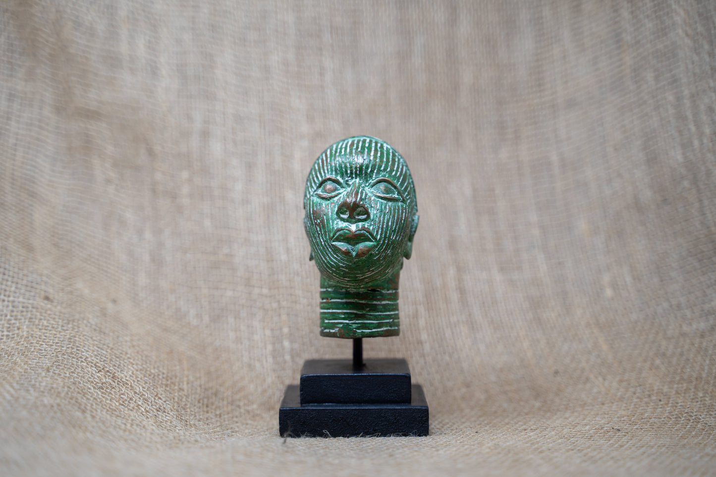 Benin Bronze Head - 37.2 by Botanical Boys