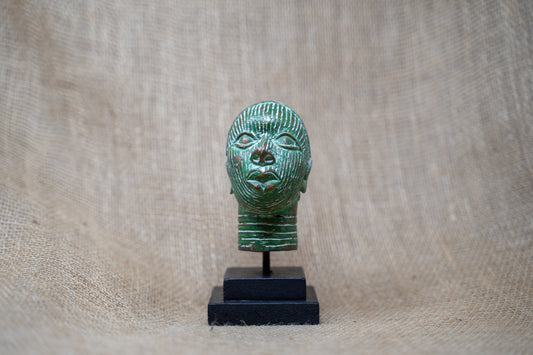 Benin Bronze Head - 37.2 by Botanical Boys