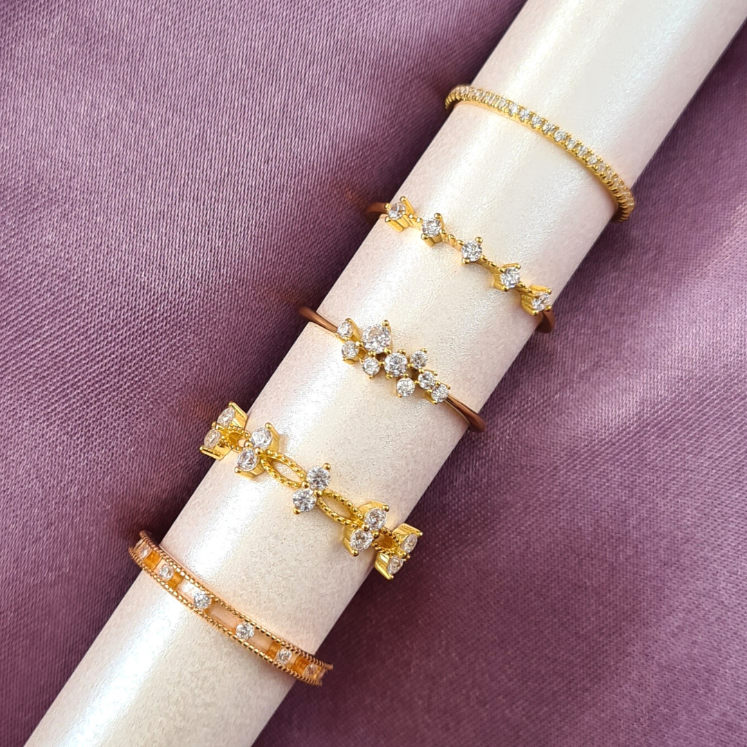 Alana Ring in Gold by Vianne Jewellery