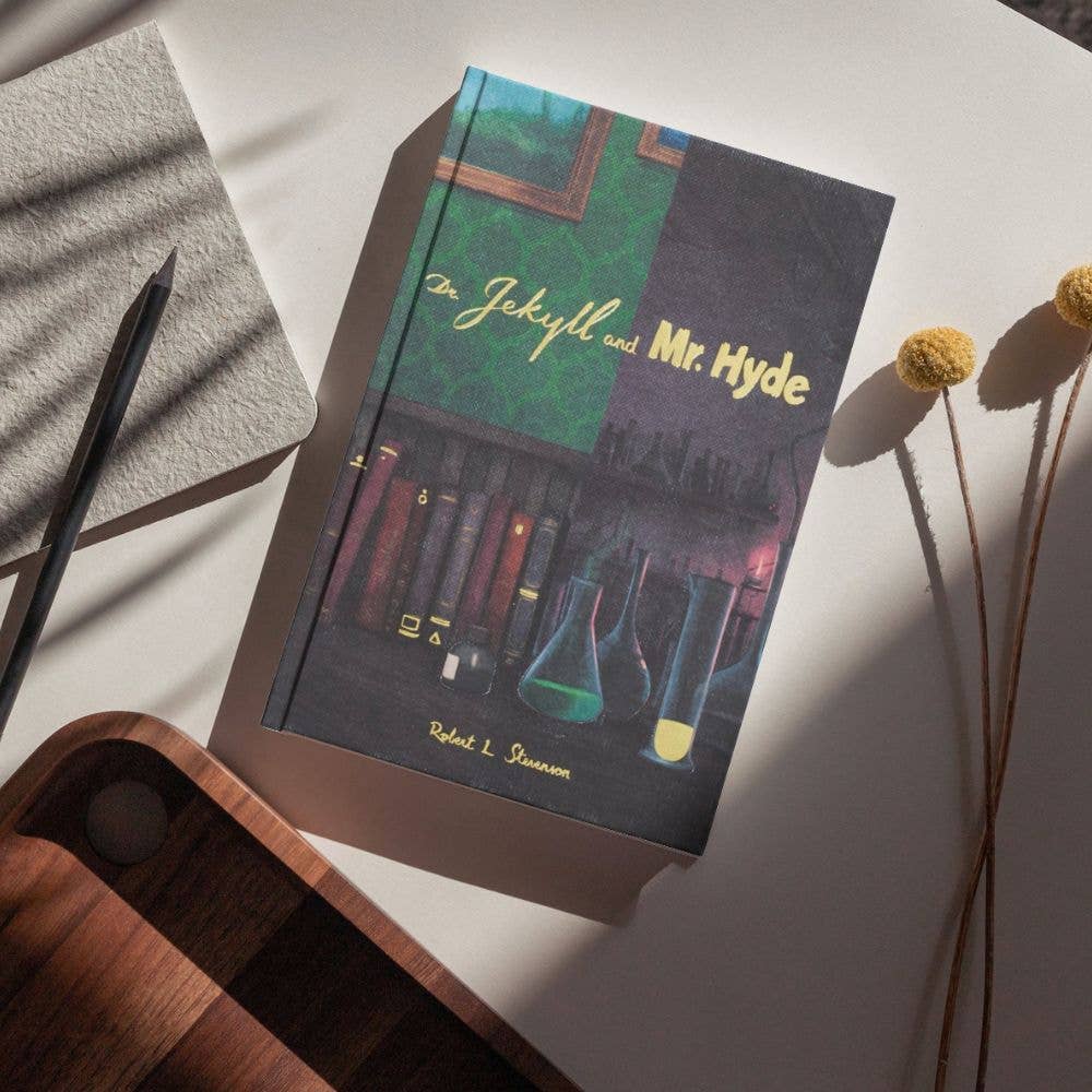 Dr Jekyll and Mr Hyde Wordsworth Collector's Edition hardback book by Robert Louis Stevenson with embossed decorative cover and gold foil lettering.