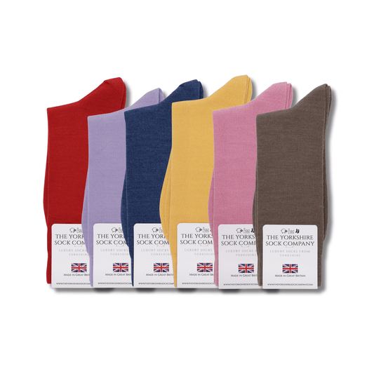 Duchy Everyday Merino Wool Socks – 6 Pair Classic Light Bundle