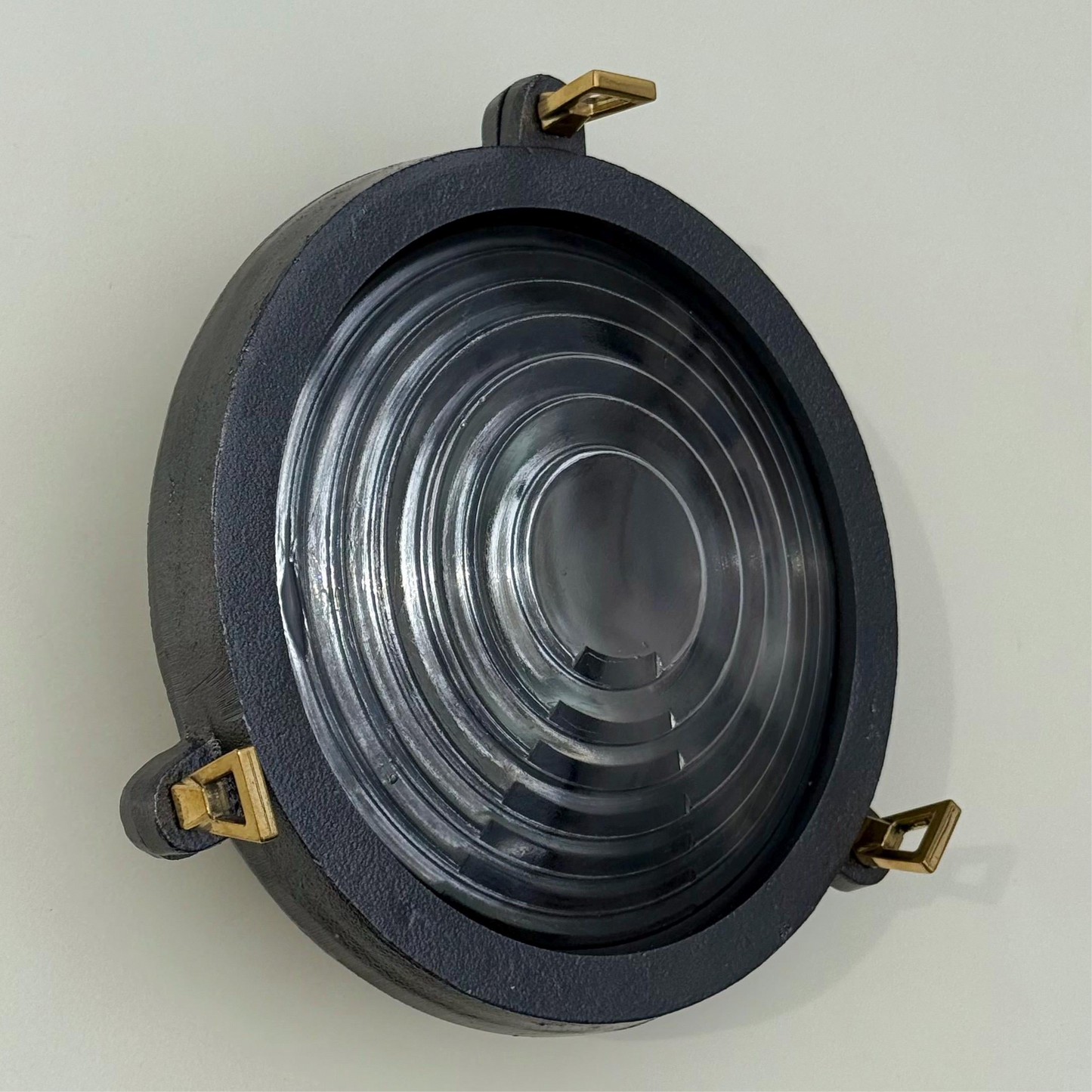 Wroxham ~ Cast Pewter Coastal Lighthouse Wall Light Industrial Ceiling Fixture by Vintage-Electrical