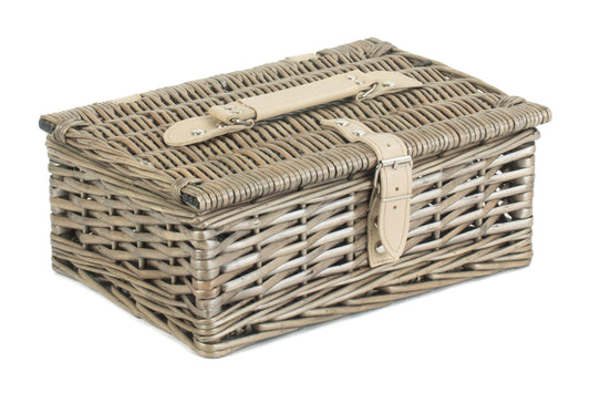 10" Antique Wash Split Willow Hamper