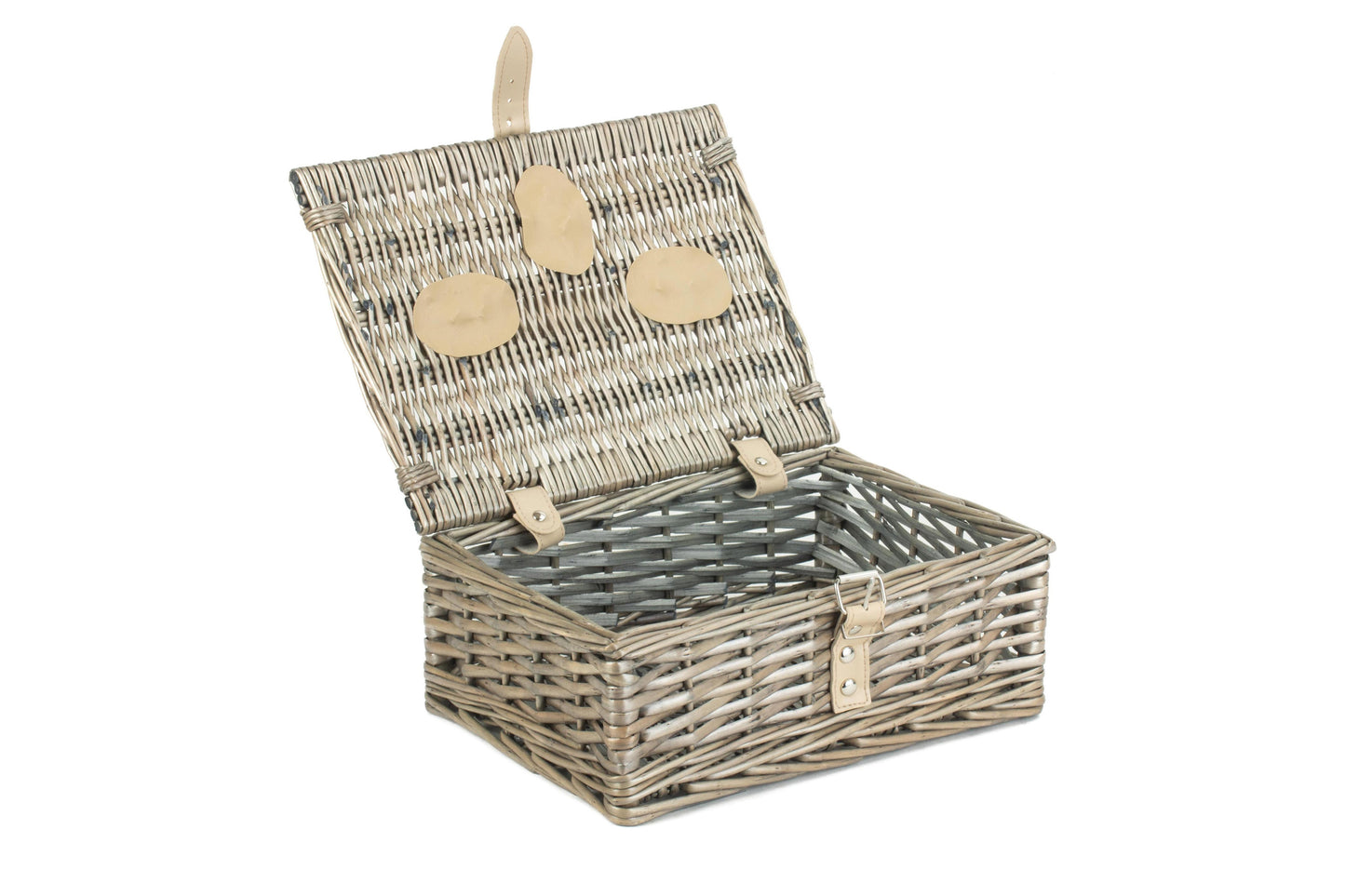 10" Antique Wash Split Willow Hamper