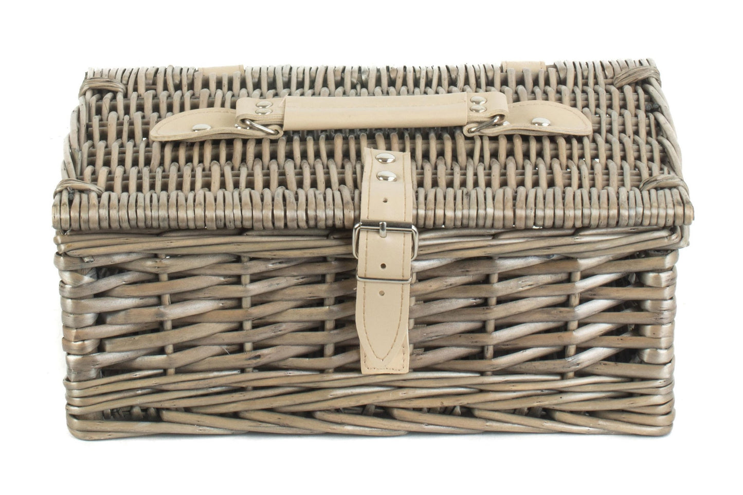 10" Antique Wash Split Willow Hamper