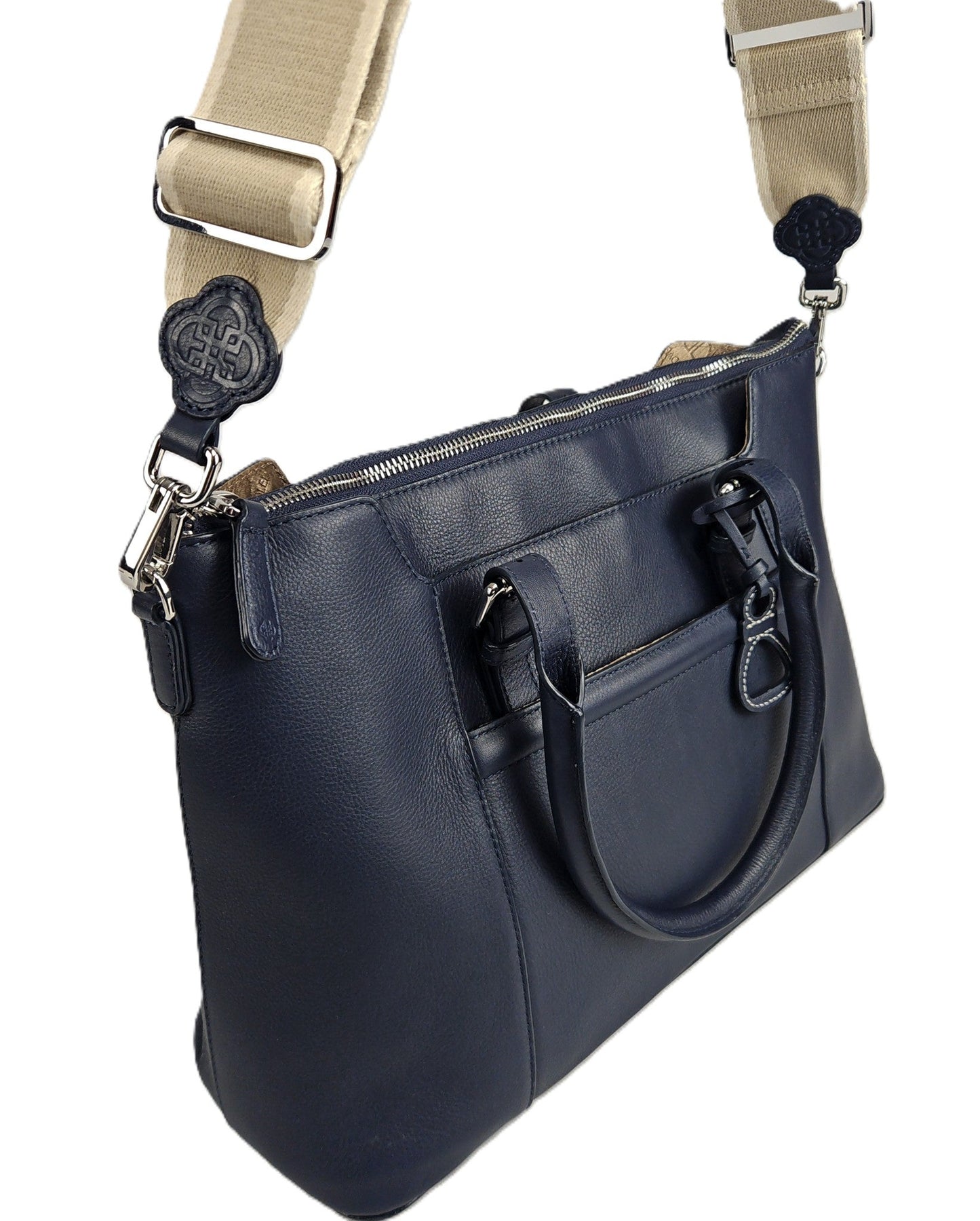 Elizabeth Leather Workbag - Handmade by Saddler - Practical, Spacious & Elegant Design