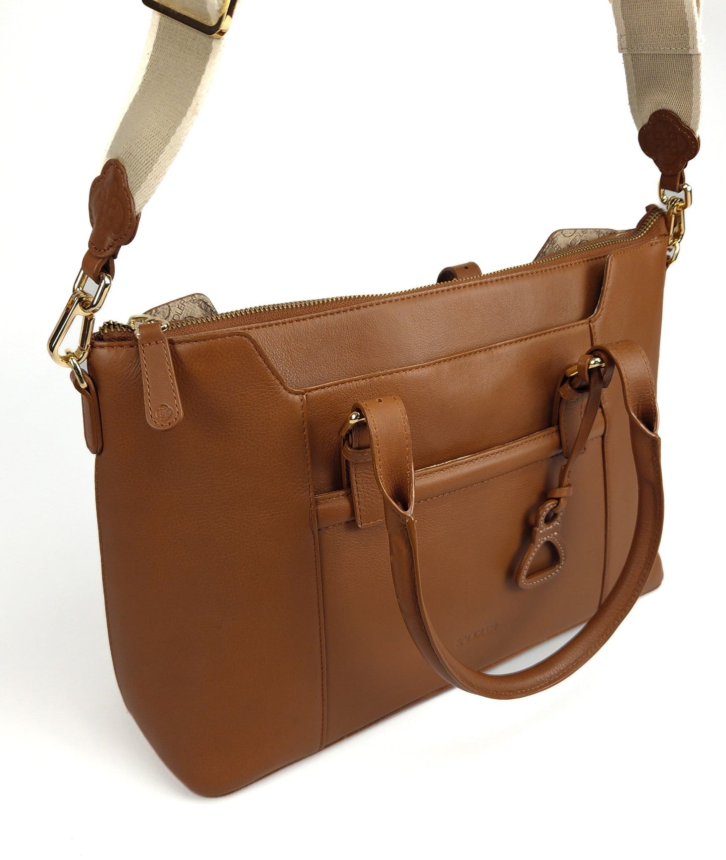 Elizabeth Leather Workbag - Handmade by Saddler - Practical, Spacious & Elegant Design