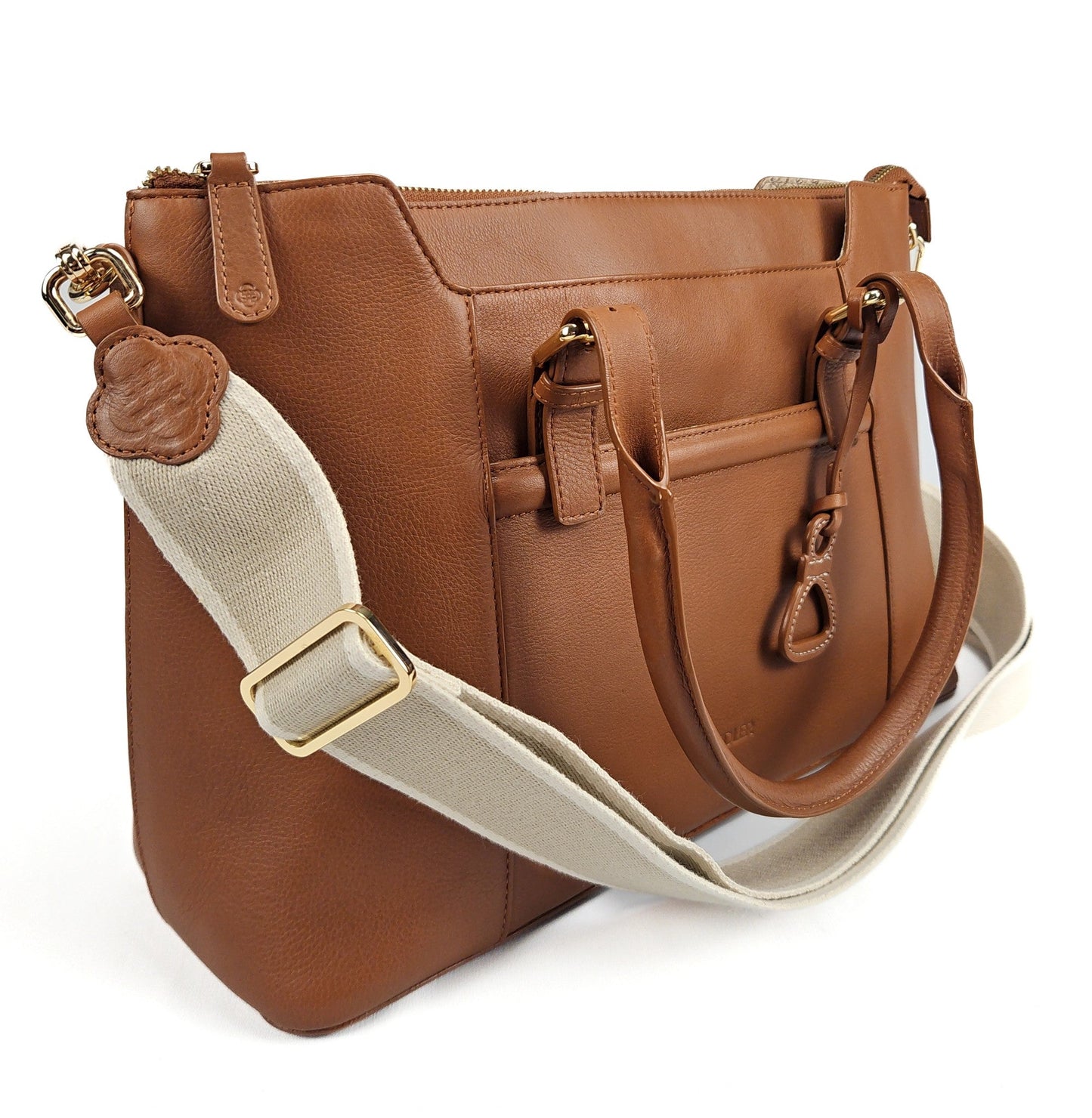 Elizabeth Leather Workbag - Handmade by Saddler - Practical, Spacious & Elegant Design