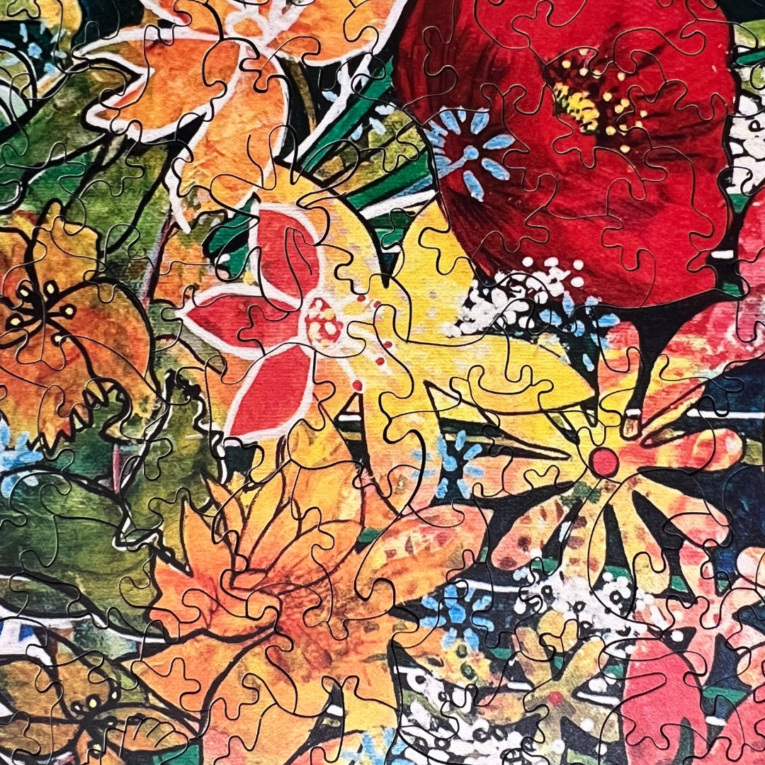 Victory Wooden Eyes Full Of Stars - Artisan™ Jigsaw Puzzle