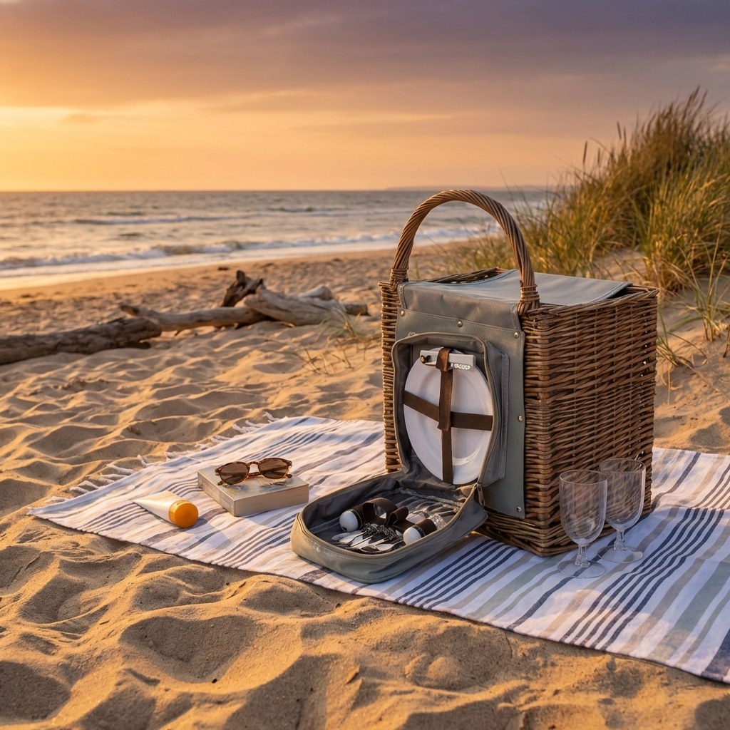 Chill Beach Picnic Hamper for 2