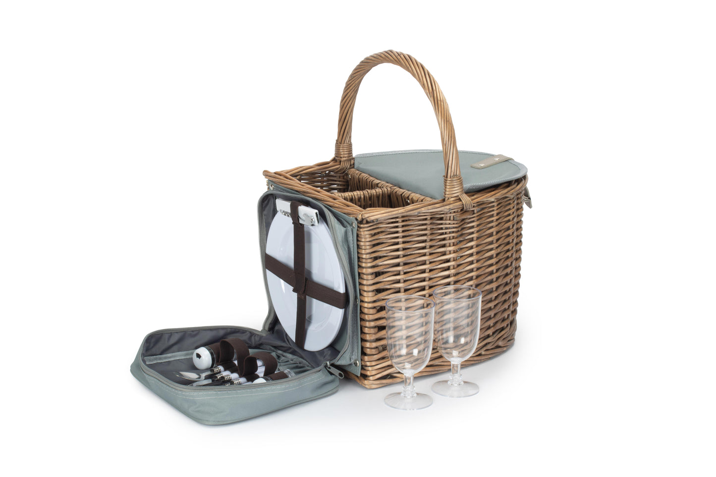 2 Bottle Beach Picnic Hamper