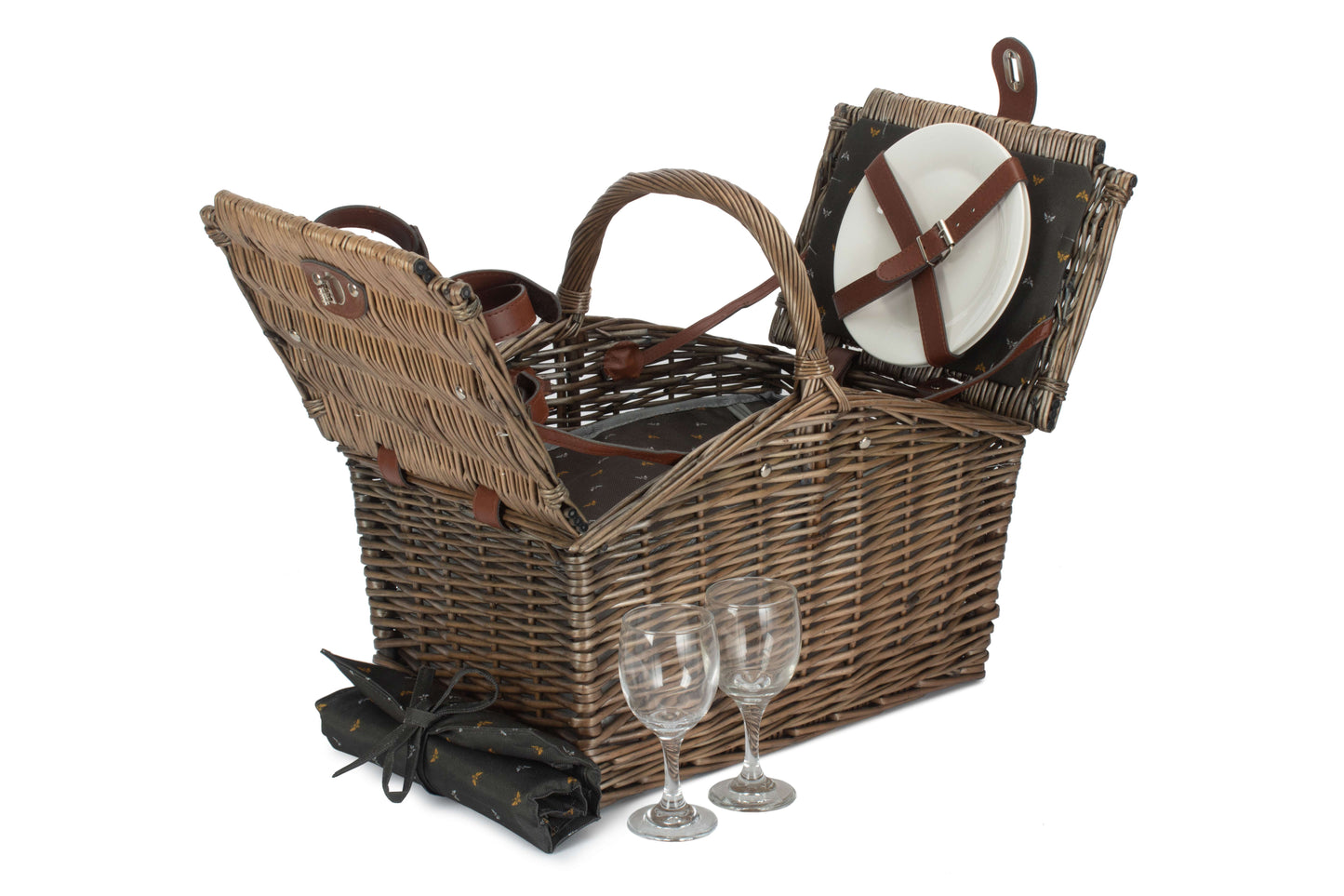 2 Person Nature Slope-Sided Picnic Hamper
