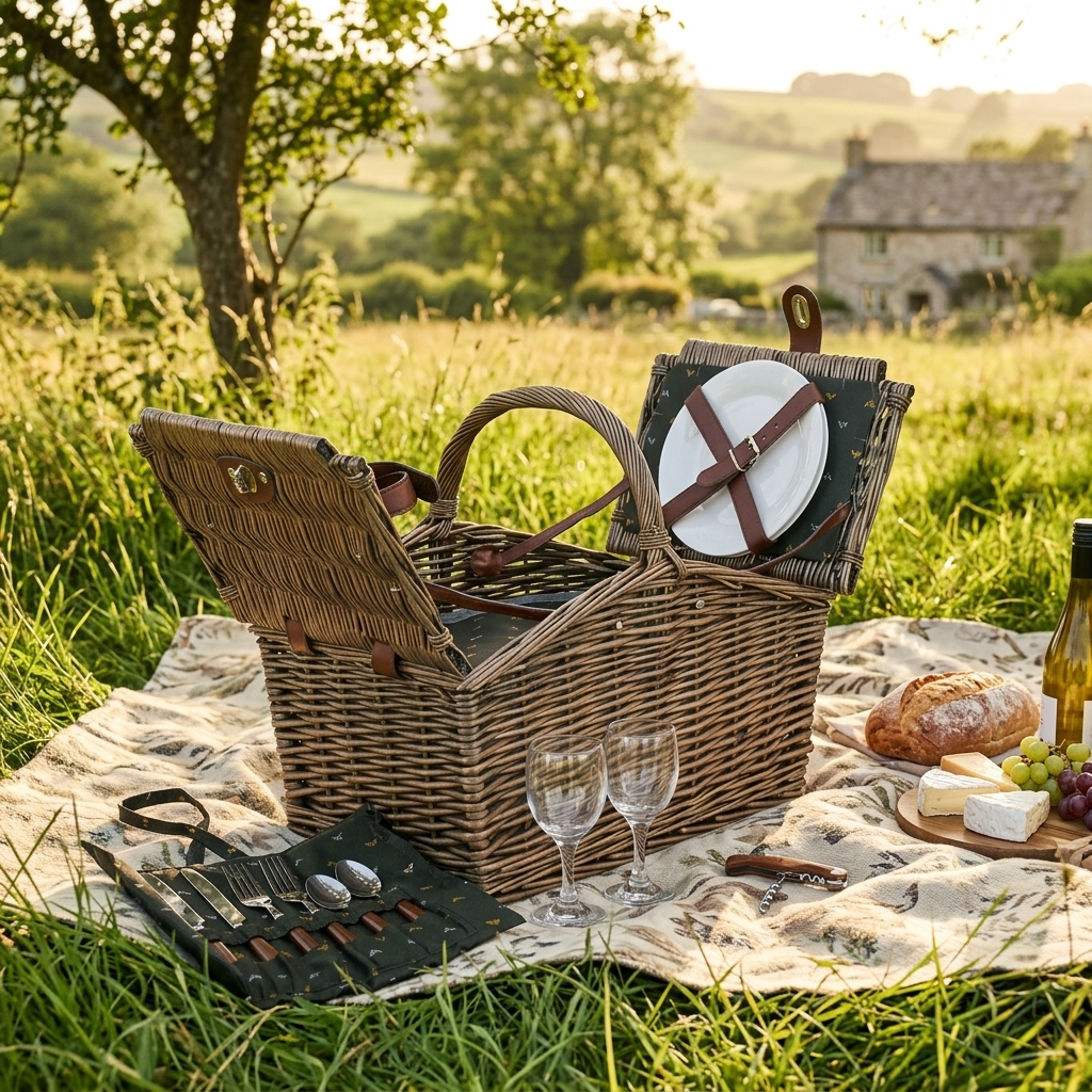 2 Person Nature Slope-Sided Picnic Hamper