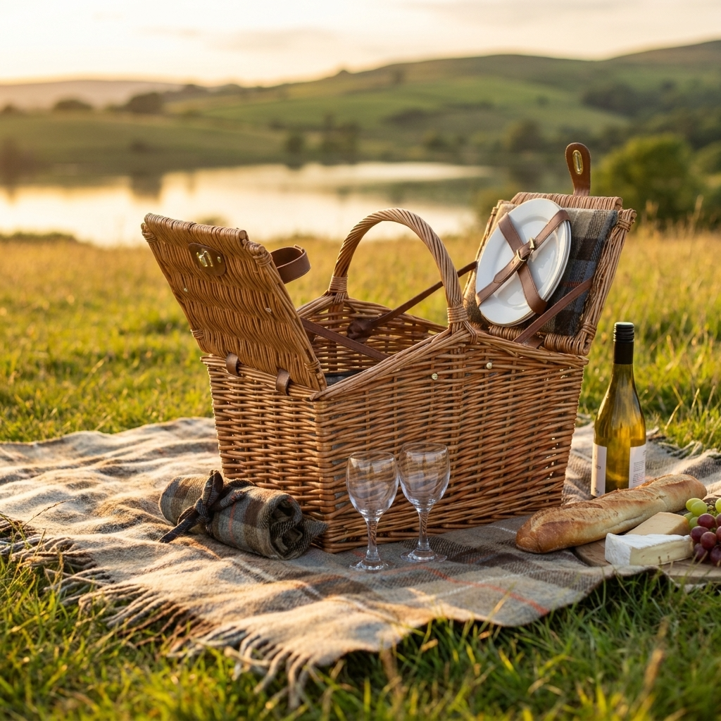 2 Person Ravenstor Slope-Sided Picnic Hamper