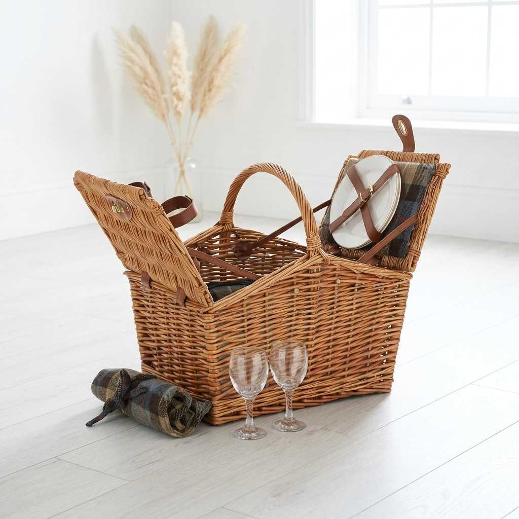 2 Person Ravenstor Slope-Sided Picnic Hamper