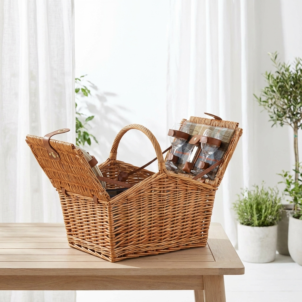 2 Person Ravenstor Slope-Sided Picnic Hamper