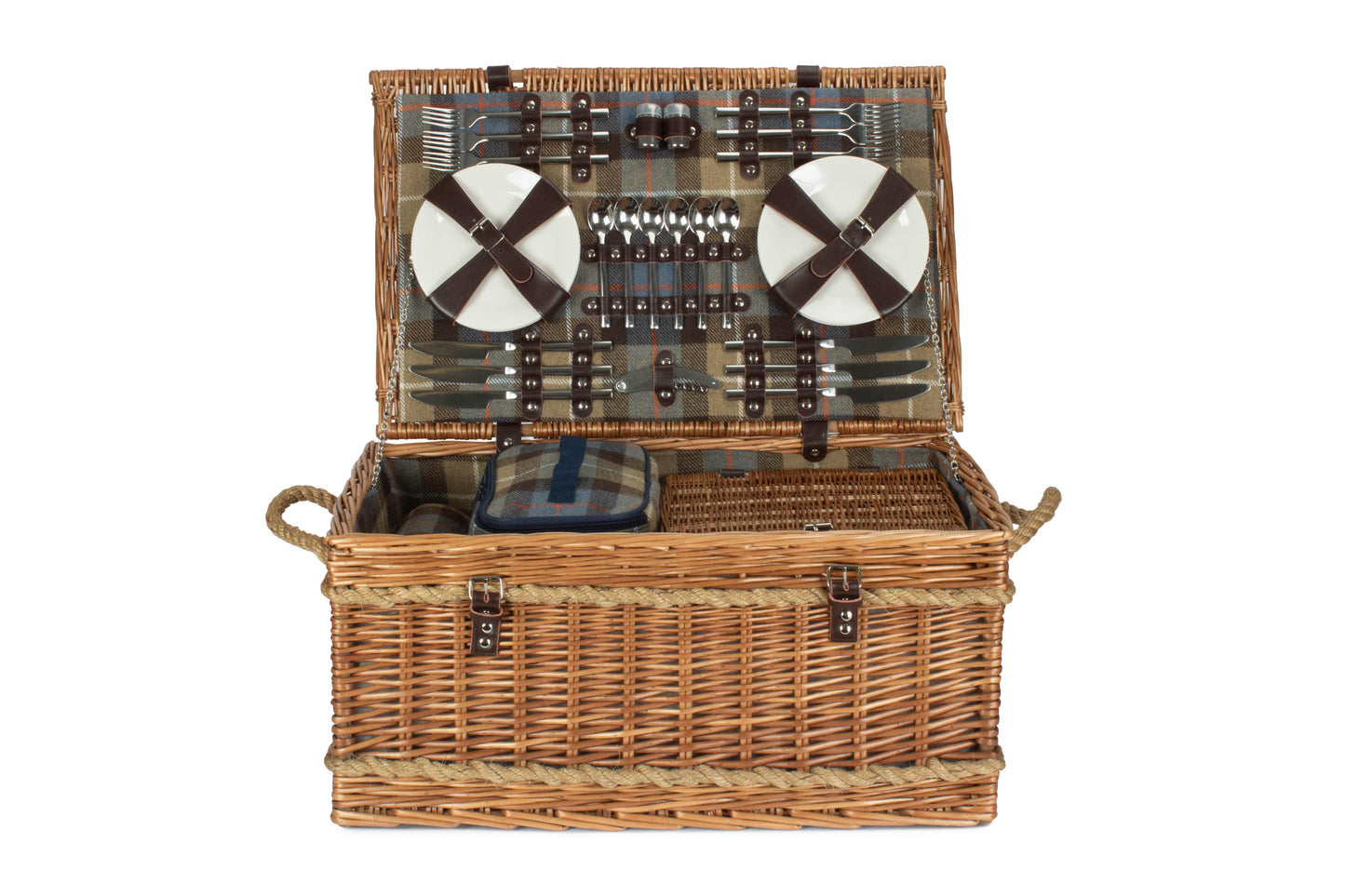 Rope Handled Ravenstor 6 Person Picnic Hamper