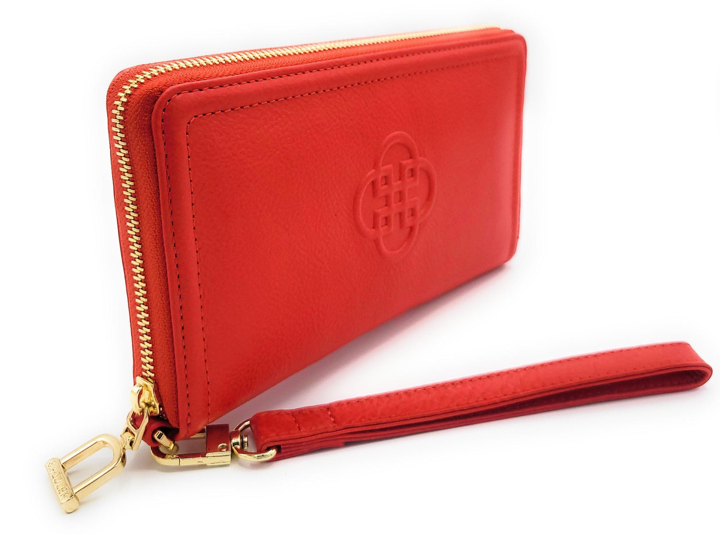 SADDLER FREYA Real Leather Designer RFID Purse & Phone Holder with Strap | Gift Boxed