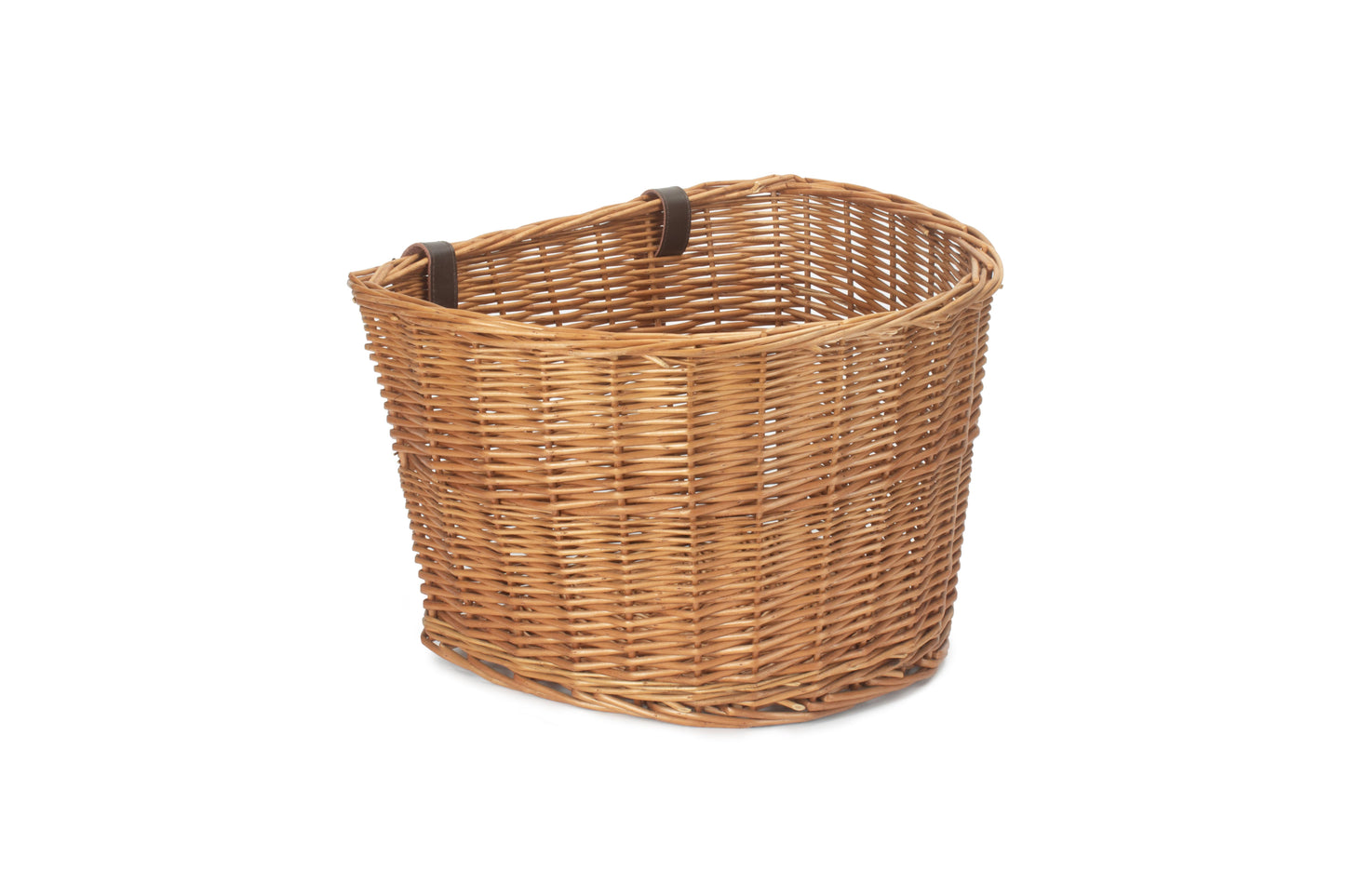 Handwoven Willow Bicycle Basket