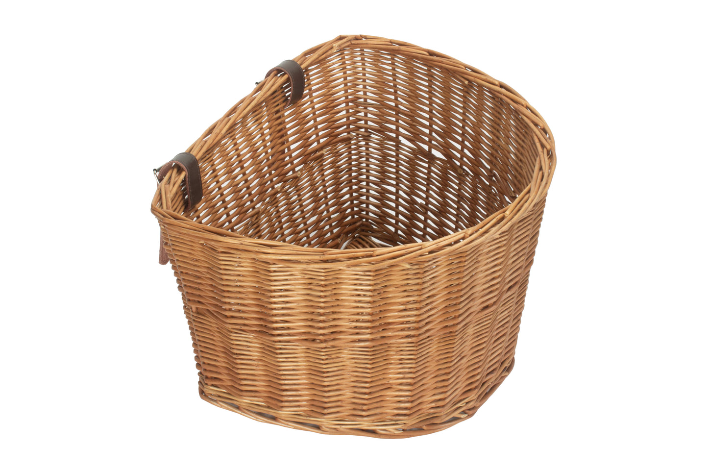 Handwoven Willow Bicycle Basket