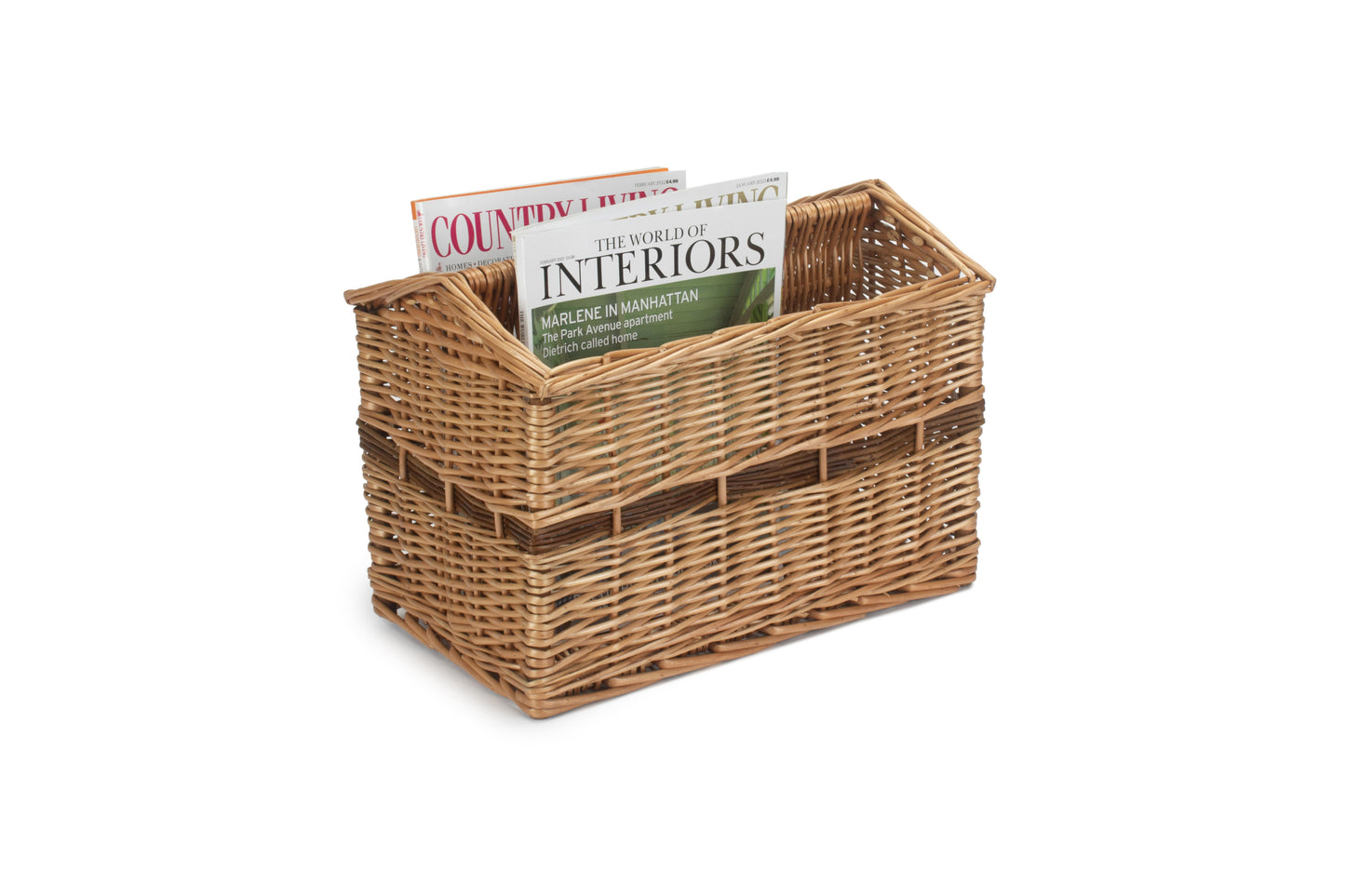 Rustic Willow Magazine Rack