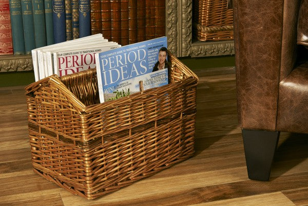 Rustic Willow Magazine Rack