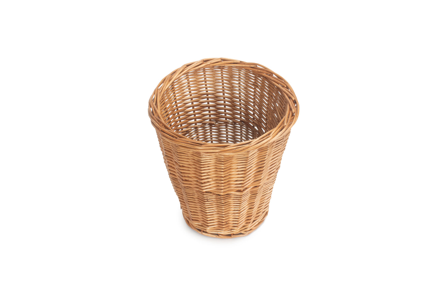 Light Steamed Willow Waste Paper Bin