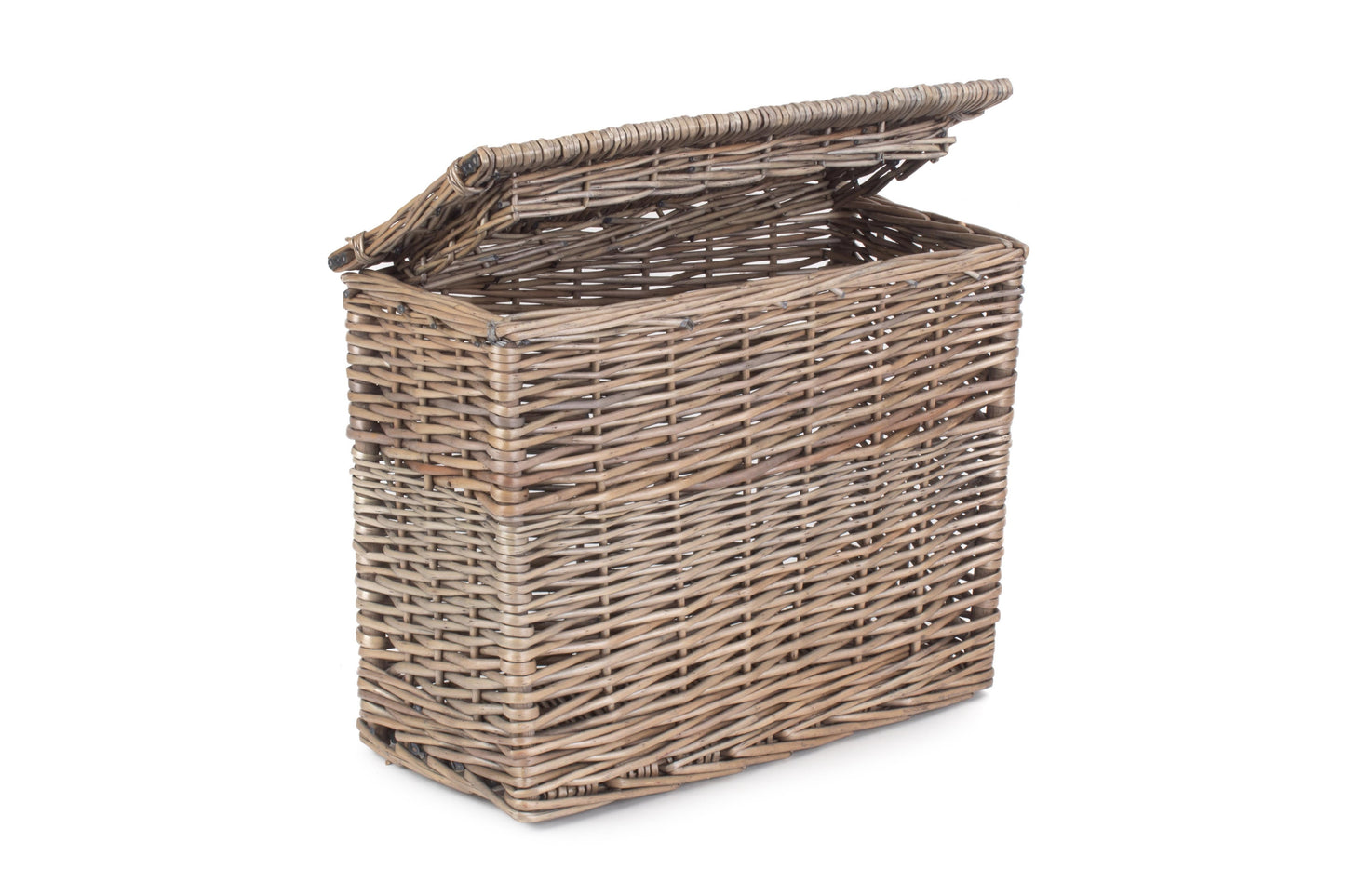 Rectangular Toilet Tidy Lidded Basket