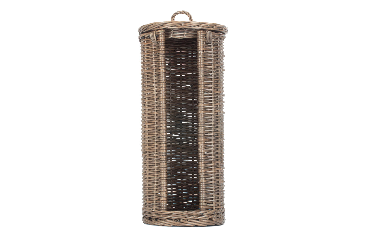 Open Round 3 Toilet Roll Holder – Antique Wash Willow