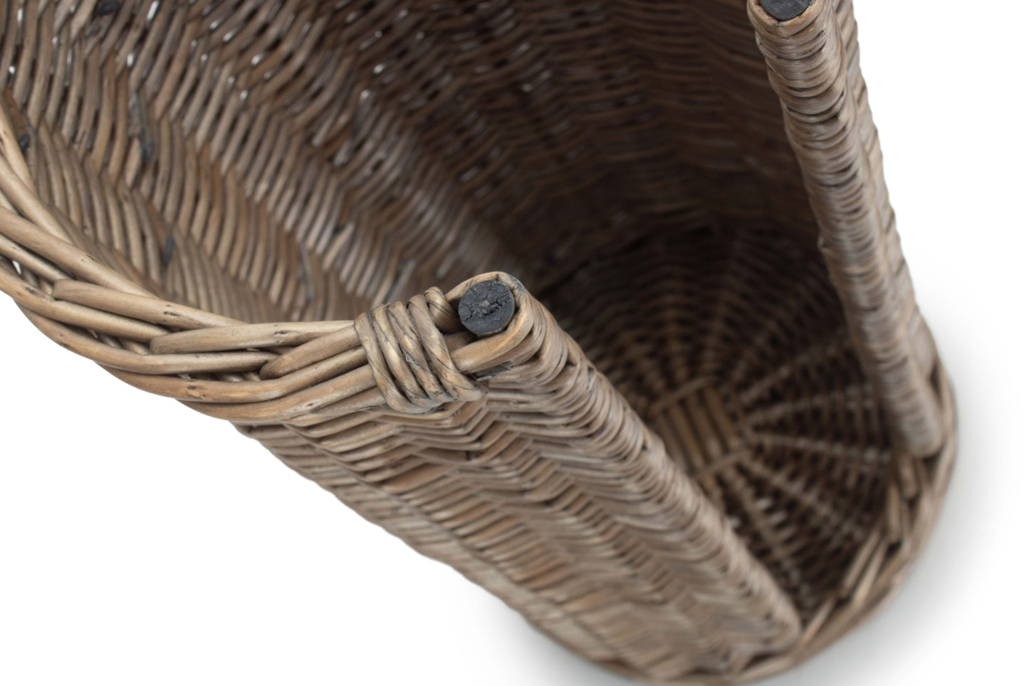 Open Round 3 Toilet Roll Holder – Antique Wash Willow