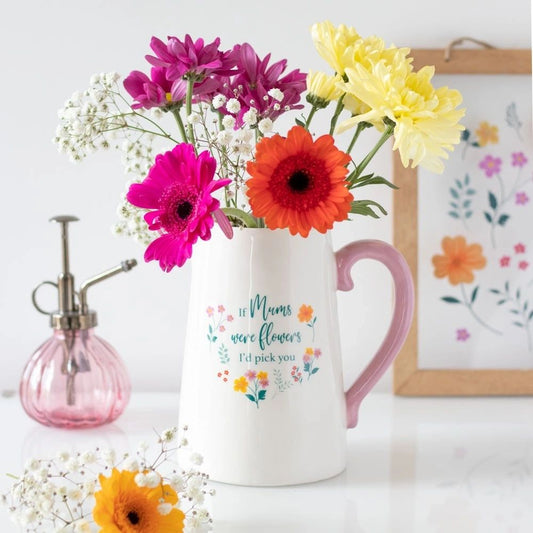 17CM IF MUMS WERE FLOWERS CERAMIC FLOWER JUG