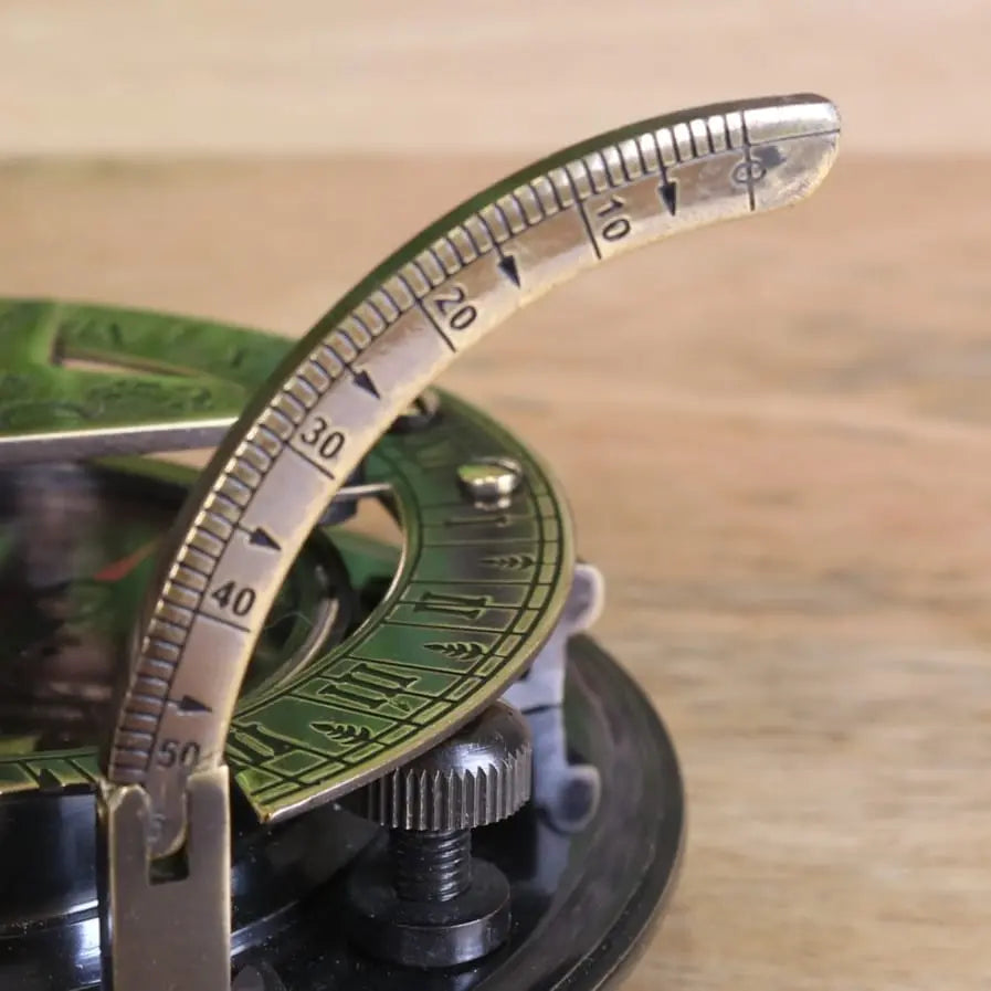 Gilbert and Sons Antique Brass Sundial Compass by Maravi