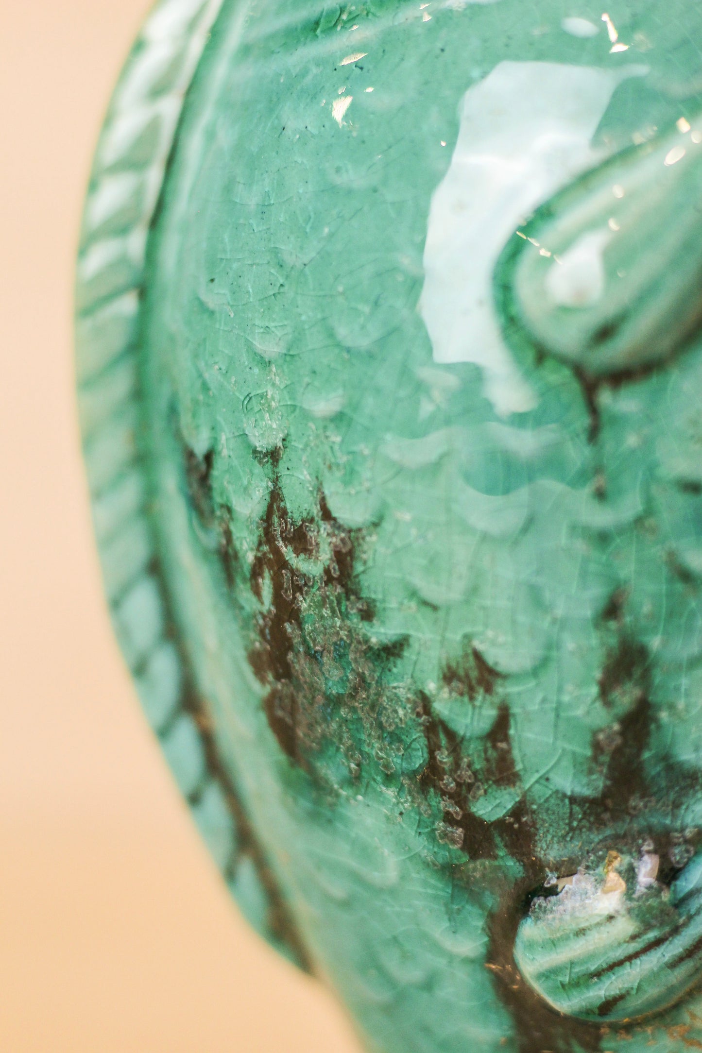 Vintage Turquoise Twin Fish Vase - No 3 by Botanical Boys