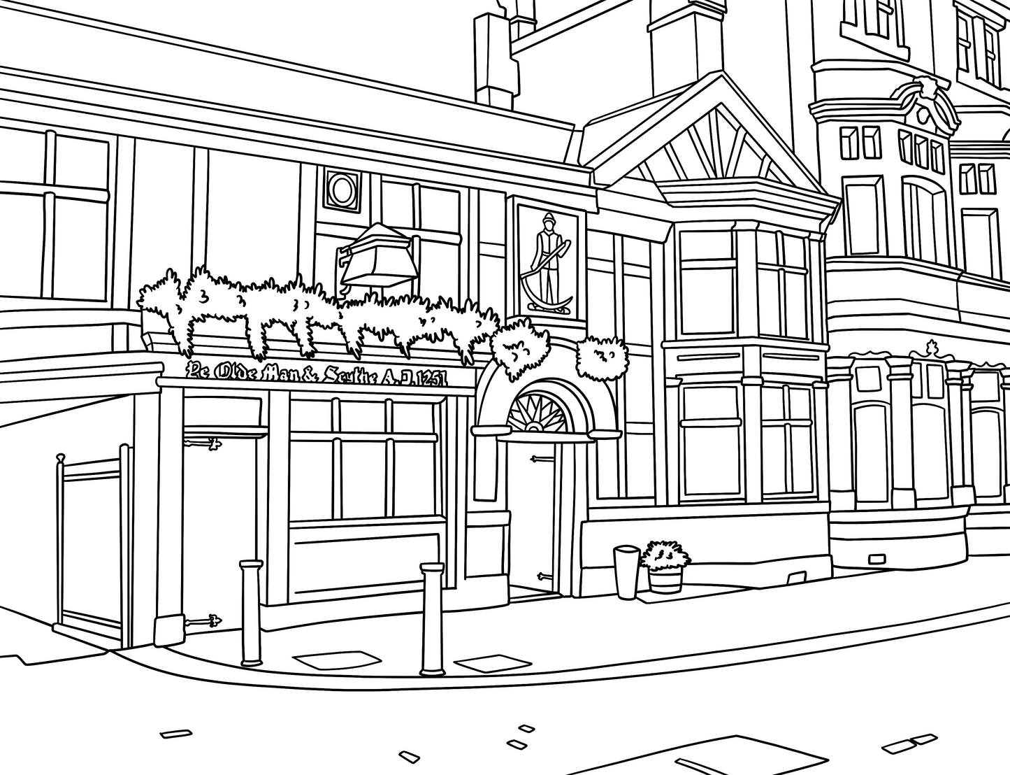 Bolton Colouring Book (A4) by Colour Your Streets