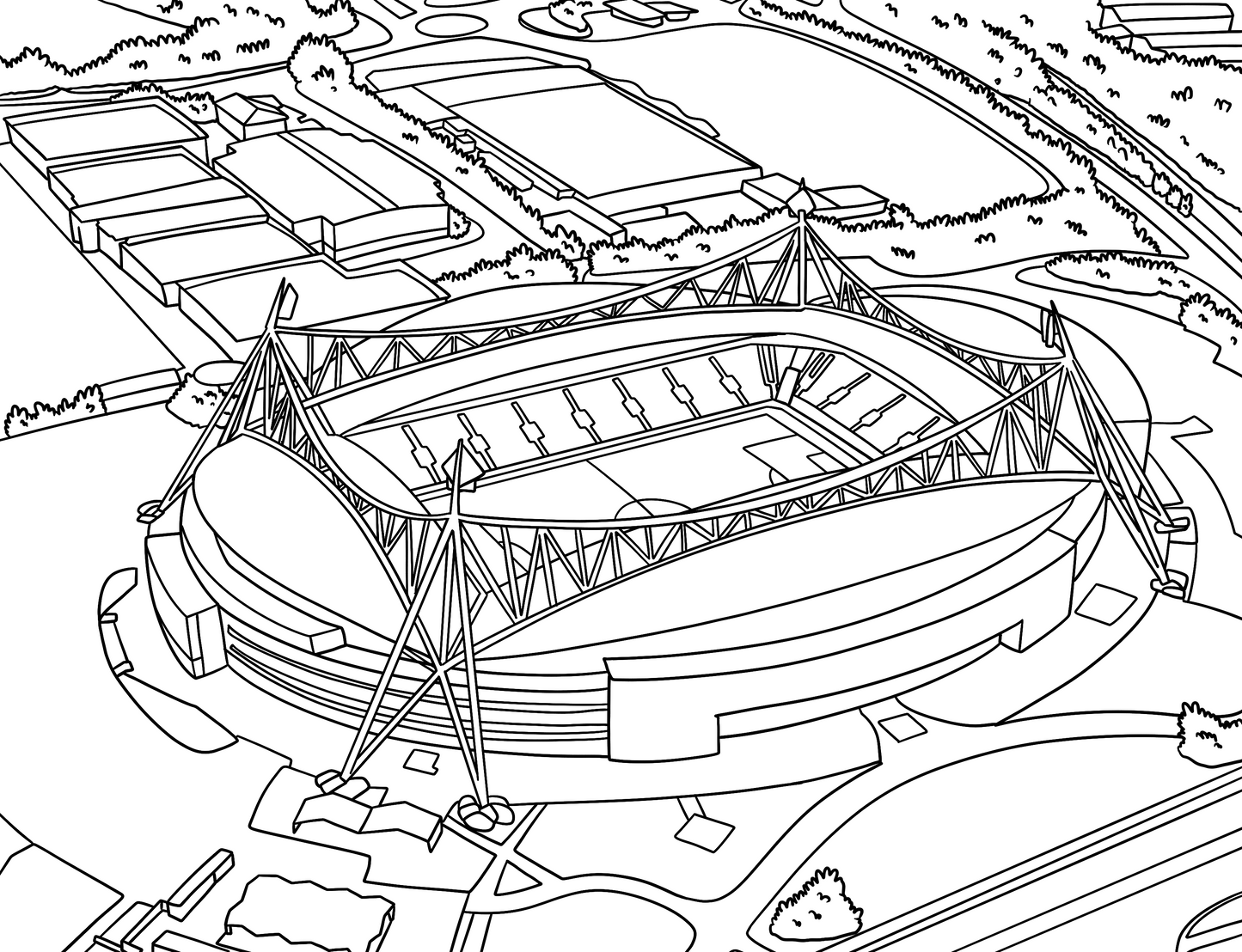 Bolton Colouring Book (A4) by Colour Your Streets