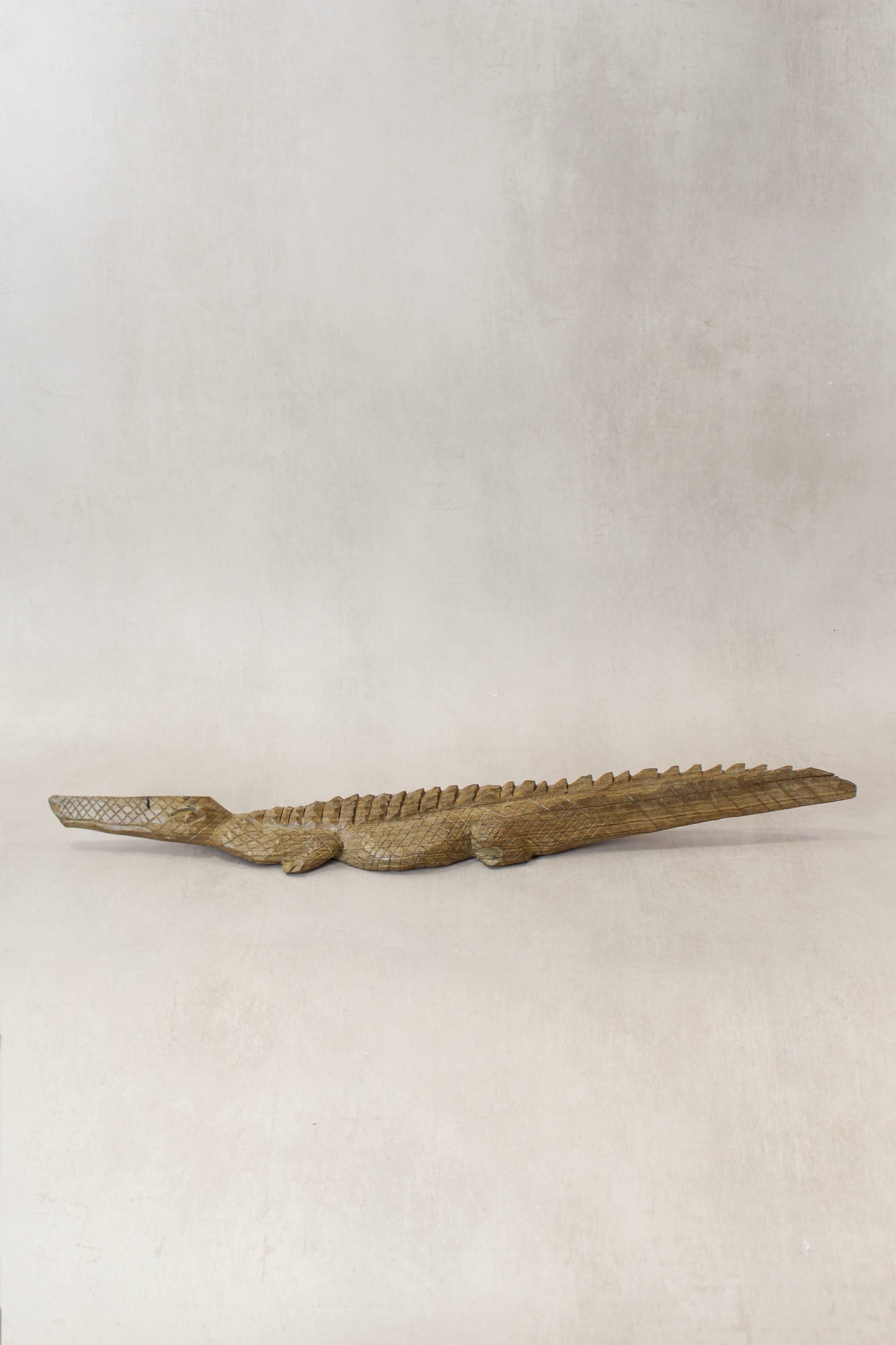 Zimbabwe Crocodile sculpture 56.1 by Botanical Boys