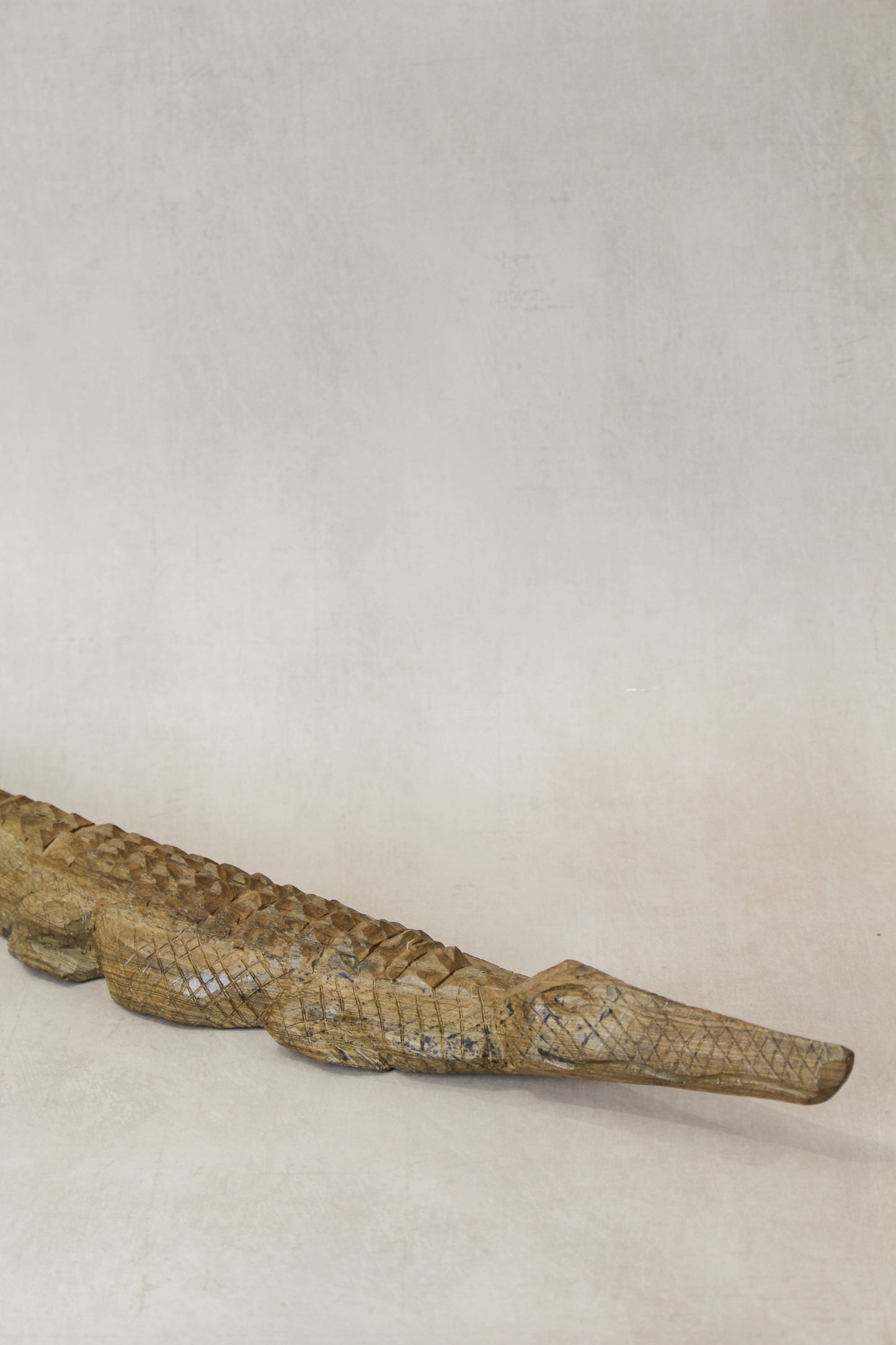 Zimbabwe Crocodile sculpture 56.1 by Botanical Boys