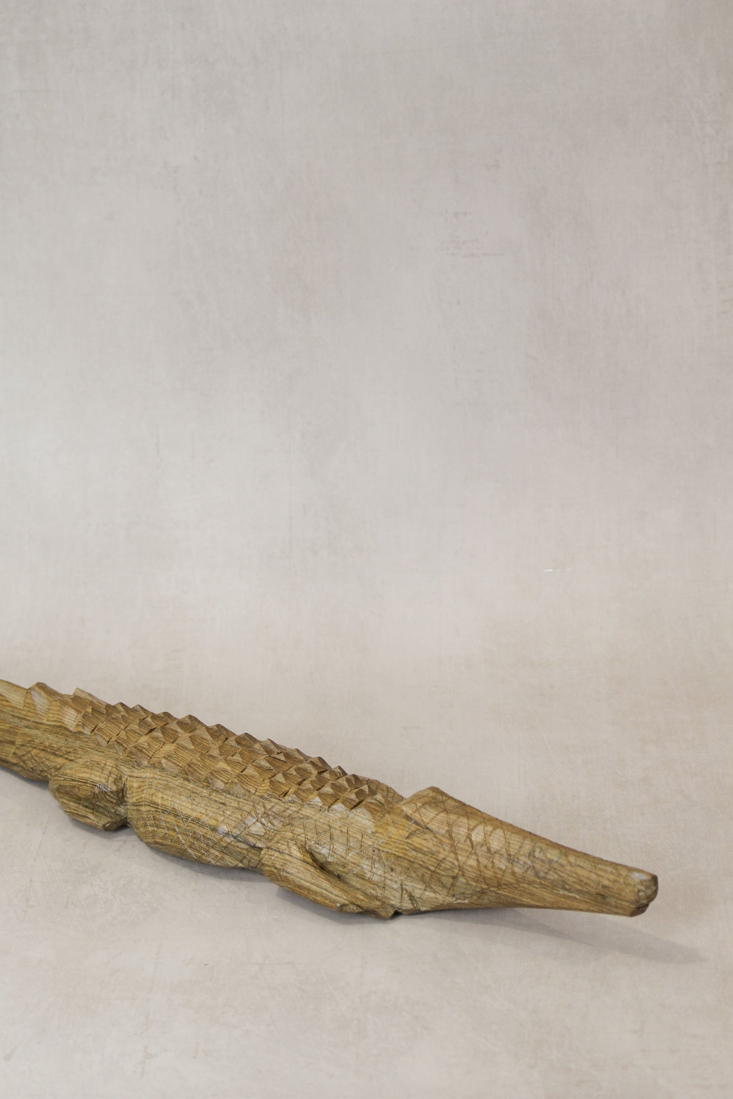 Zimbabwe Crocodile sculpture 56.3 by Botanical Boys