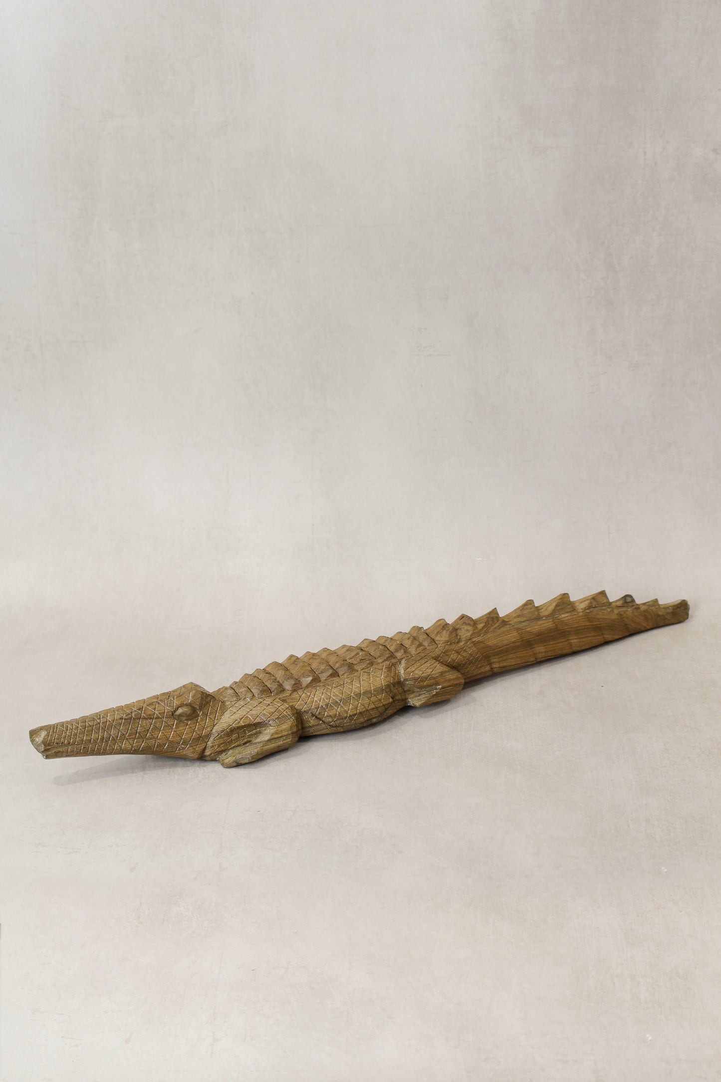 Zimbabwe Crocodile sculpture 56.3 by Botanical Boys