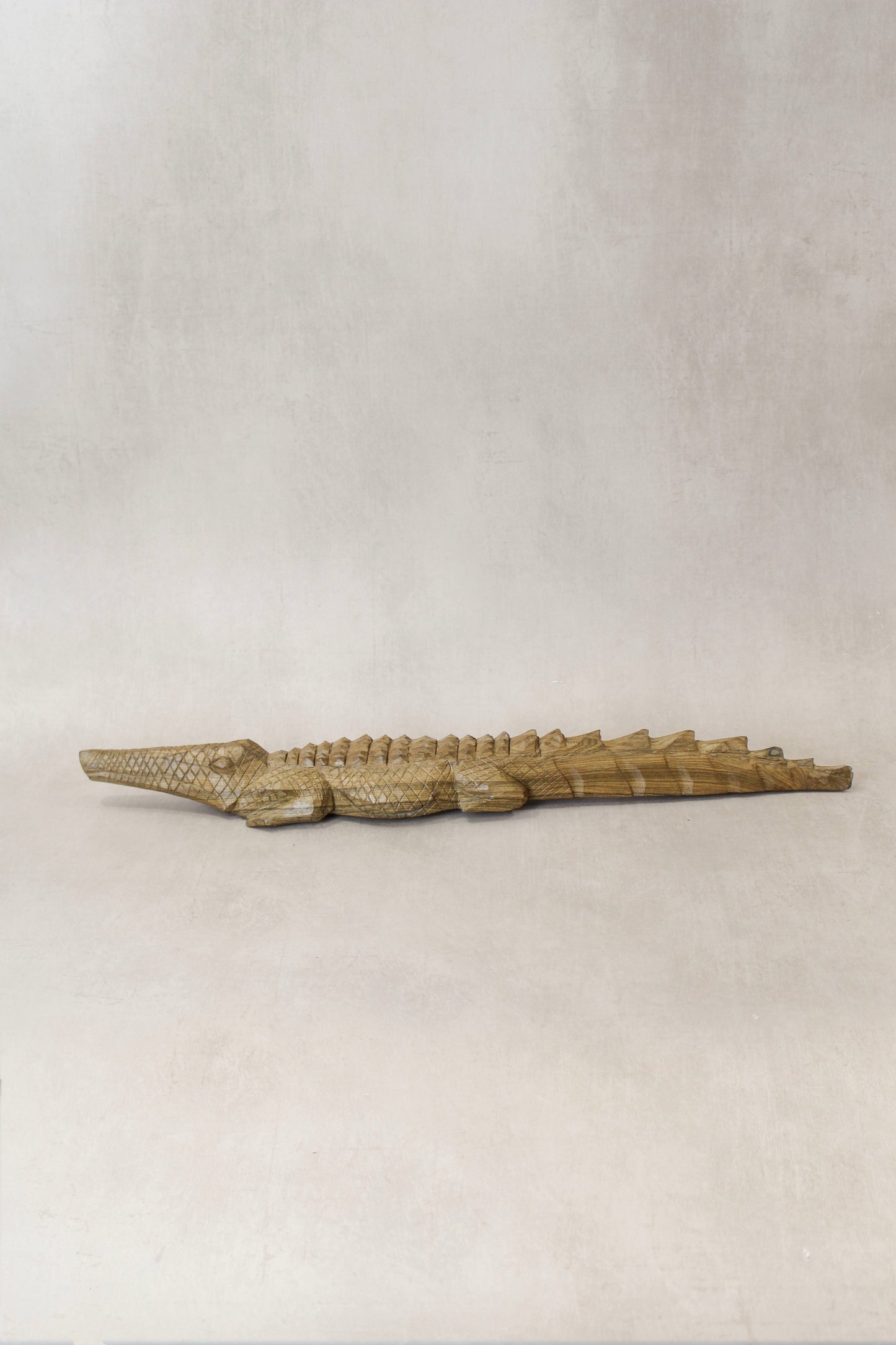 Zimbabwe Crocodile sculpture 56.3 by Botanical Boys