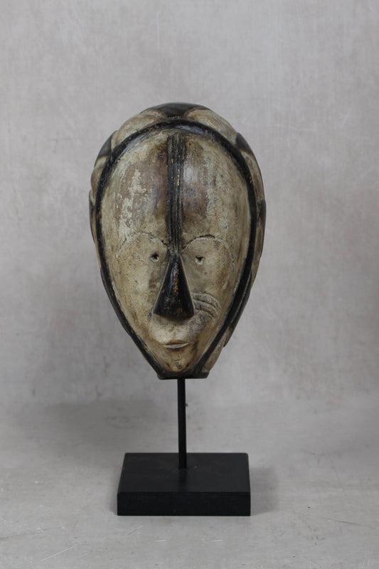 Hand Carved Fang African mask small - 204.2 by Botanical Boys