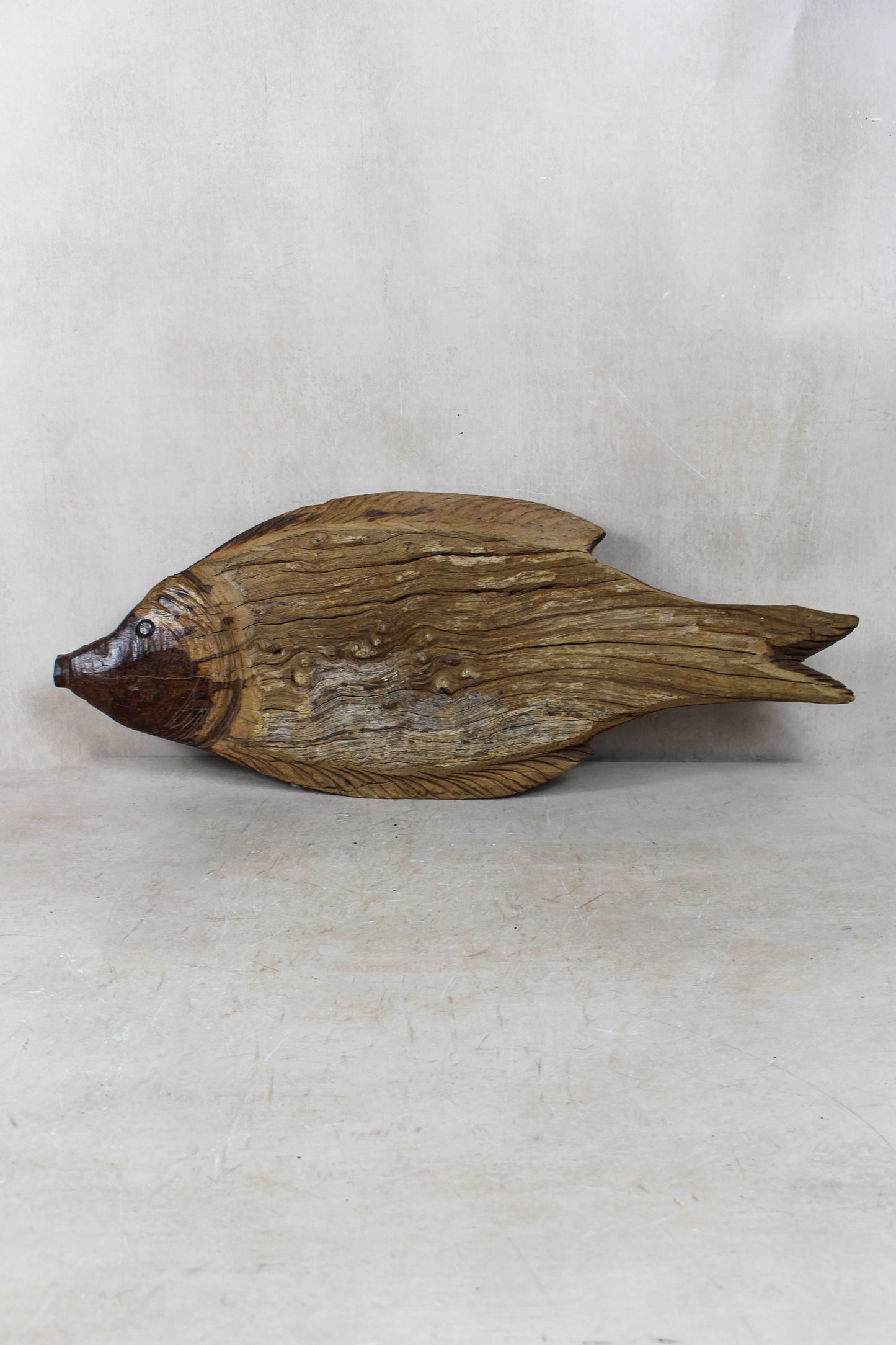 Driftwood Hand Carved Fish - 116.1 by Botanical Boys